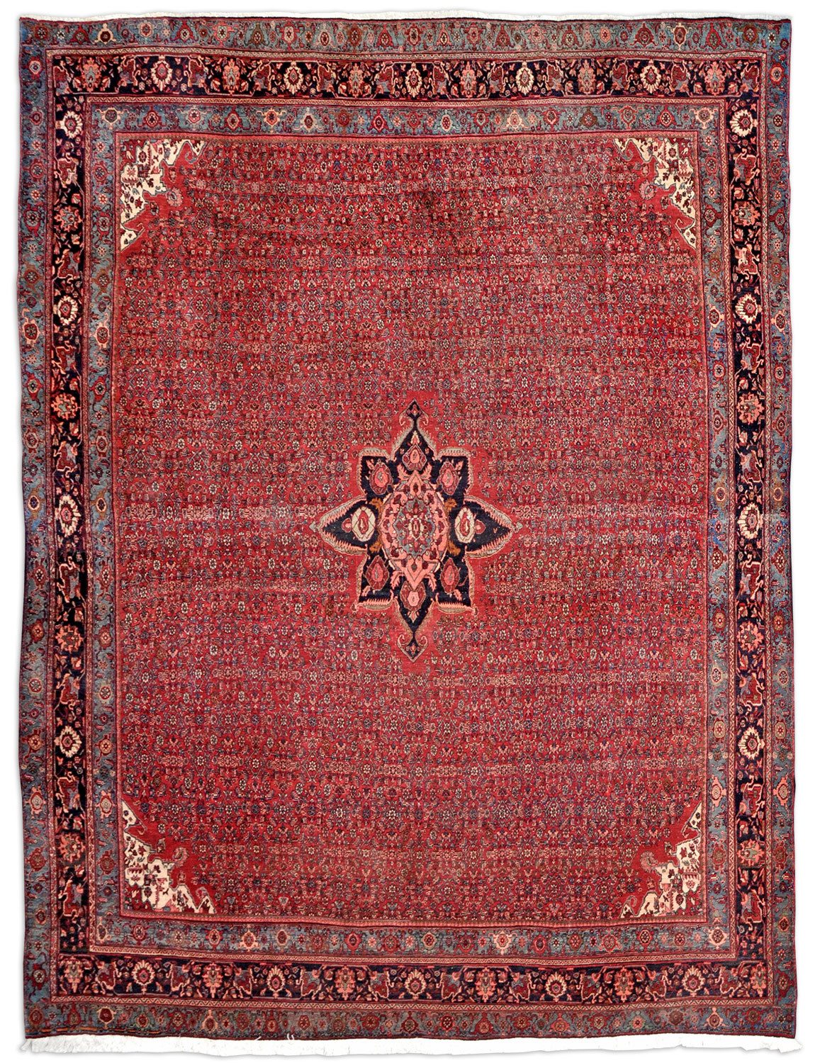 Thomas Orientteppich Kurden Bidjar Perserteppich alt, Übermaß