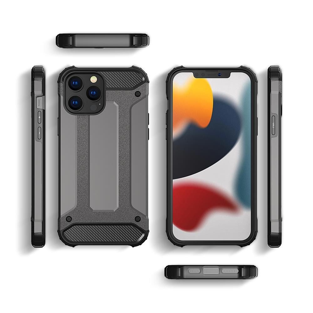 Hurtel Handyhülle Panzerhülle Schutzhülle Outdoorhülle 6,7 Zoll, Hybridhülle TPU & PC, stoßfest, erhöhte Kanten