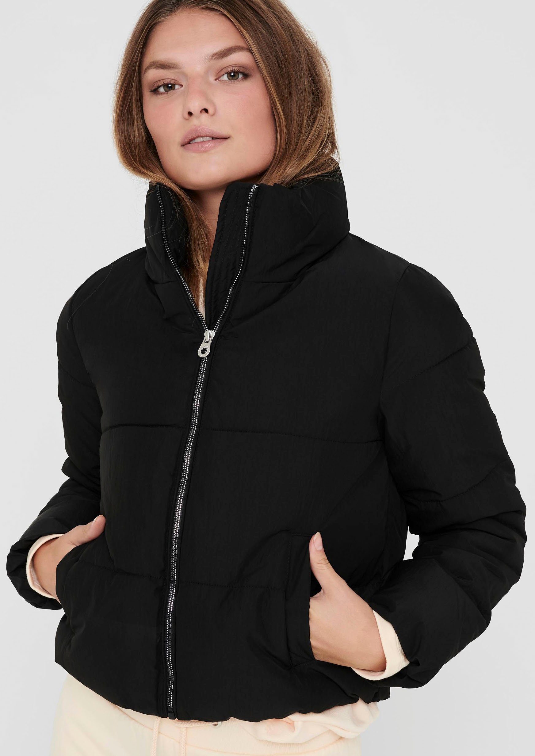 ONLY Steppjacke ONLCAMILLA V-NECK L/S PULLOVER KNT NOOS