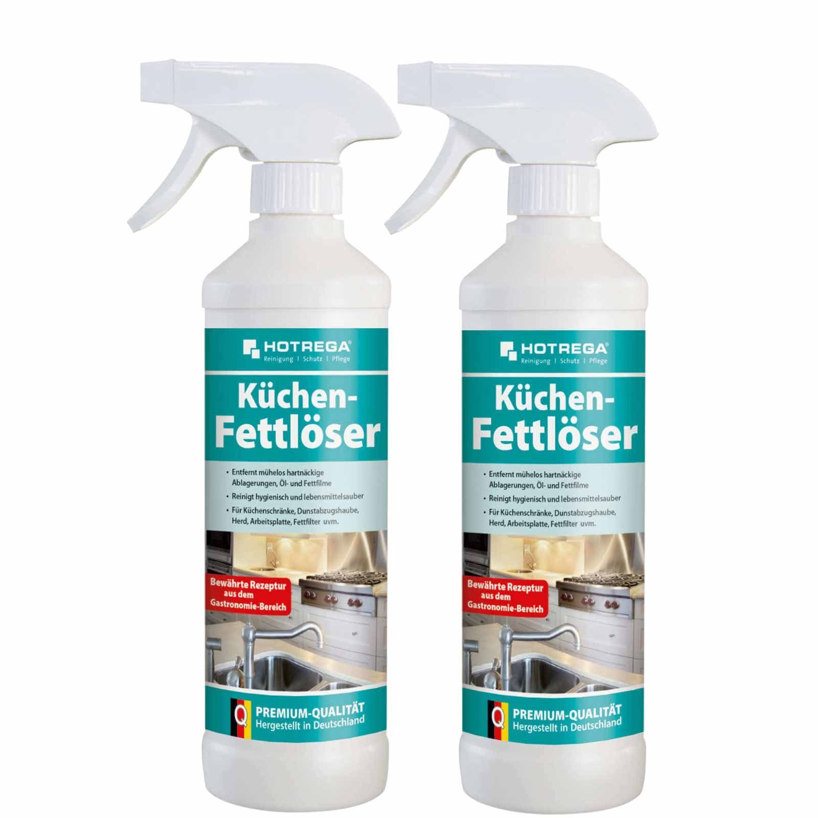 HOTREGA® Küchen Знежирювач Засіб для чищення кухні Fettreiniger Fettentferner Öl 500ml Засіб для чищення кухні