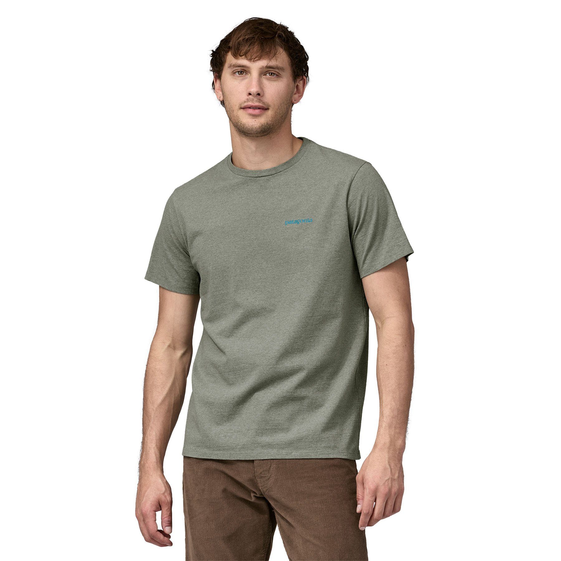 Patagonia T-Shirt Patagonia Unisex T-Shirt Fitz Responsibili-Tee Roy Adult sleet green Icon