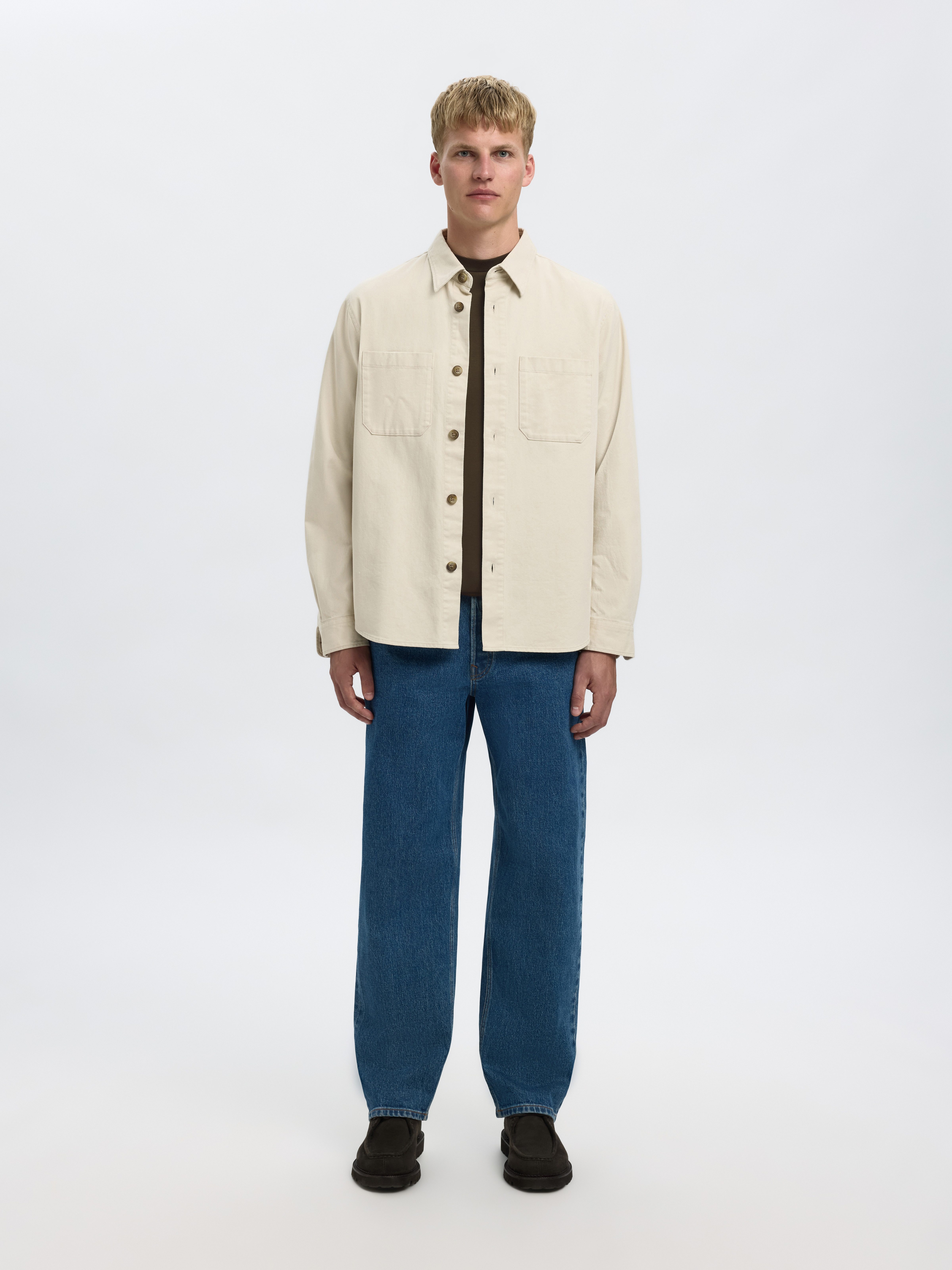 Selected Sweatshirt SLHEMANUEL SOFT CREW NECK SWEAT NOOS