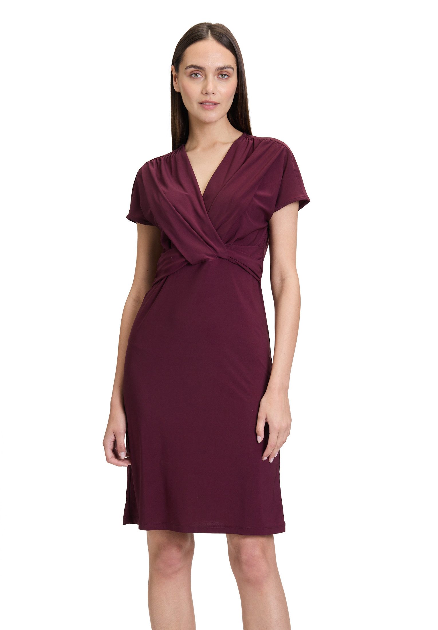 Cartoon Jerseykleid Damen Jerseykleid mit Raffung günstig online kaufen