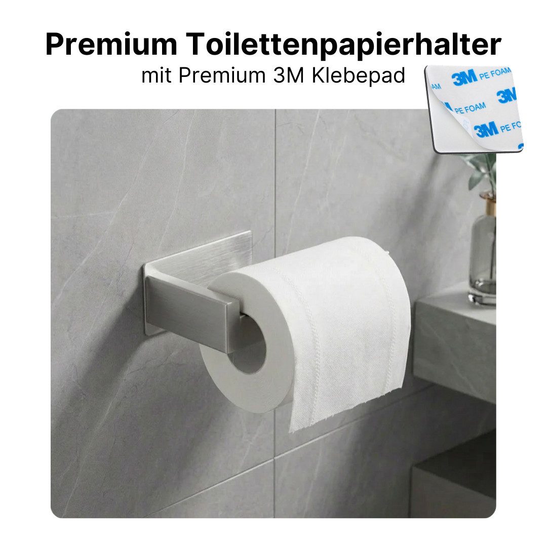 LIVINA HOME Handtuchhaken Handtuchhaken Haken selbstklebend, Toilettenpapierhalter ohne Bohren, Badezimmer, Bad, Küche – Bild 4 von 5