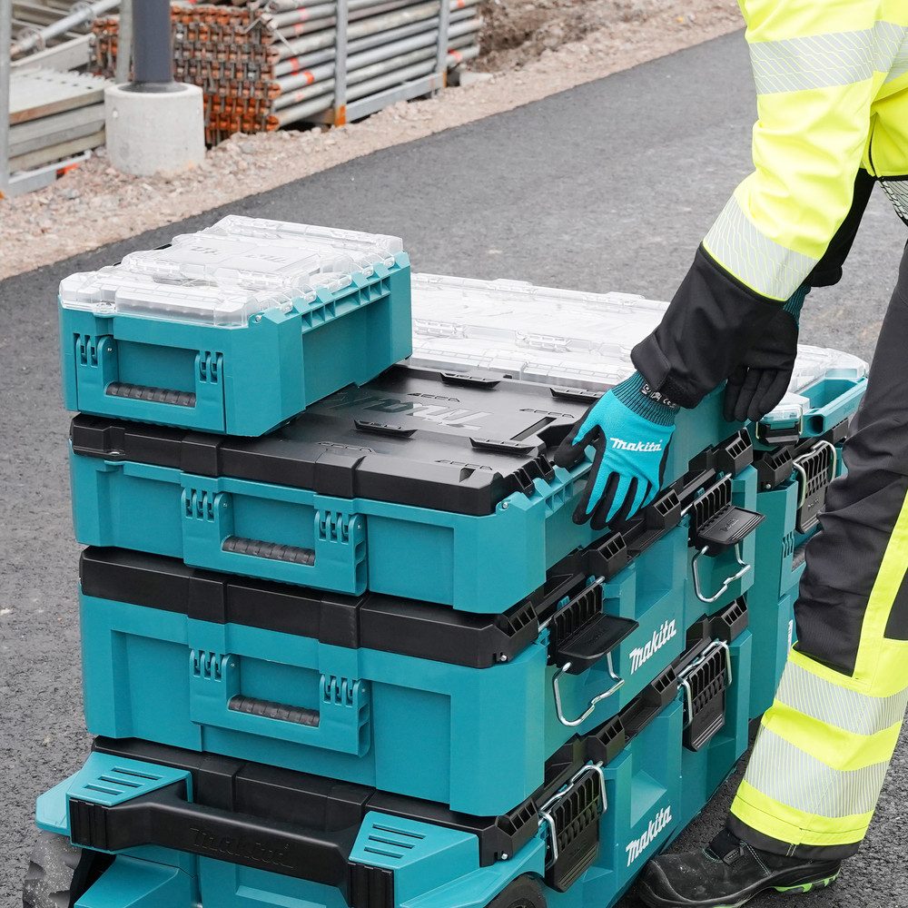 Makita Werkzeugbox MAKTRAK M »P-91039« max.34kg, 18,41L, Copolymer-Kunststoff, Effizientes Be- und Entladen mit dem MAKTRAK Koffer Sortiment