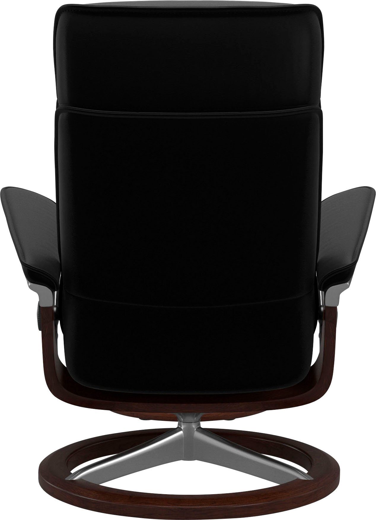 mit Größe black Signature BATICK (Set, Base, Relaxsessel L, Braun Admiral Hocker), & M inkl. Stressless® Relaxsessel Gestell