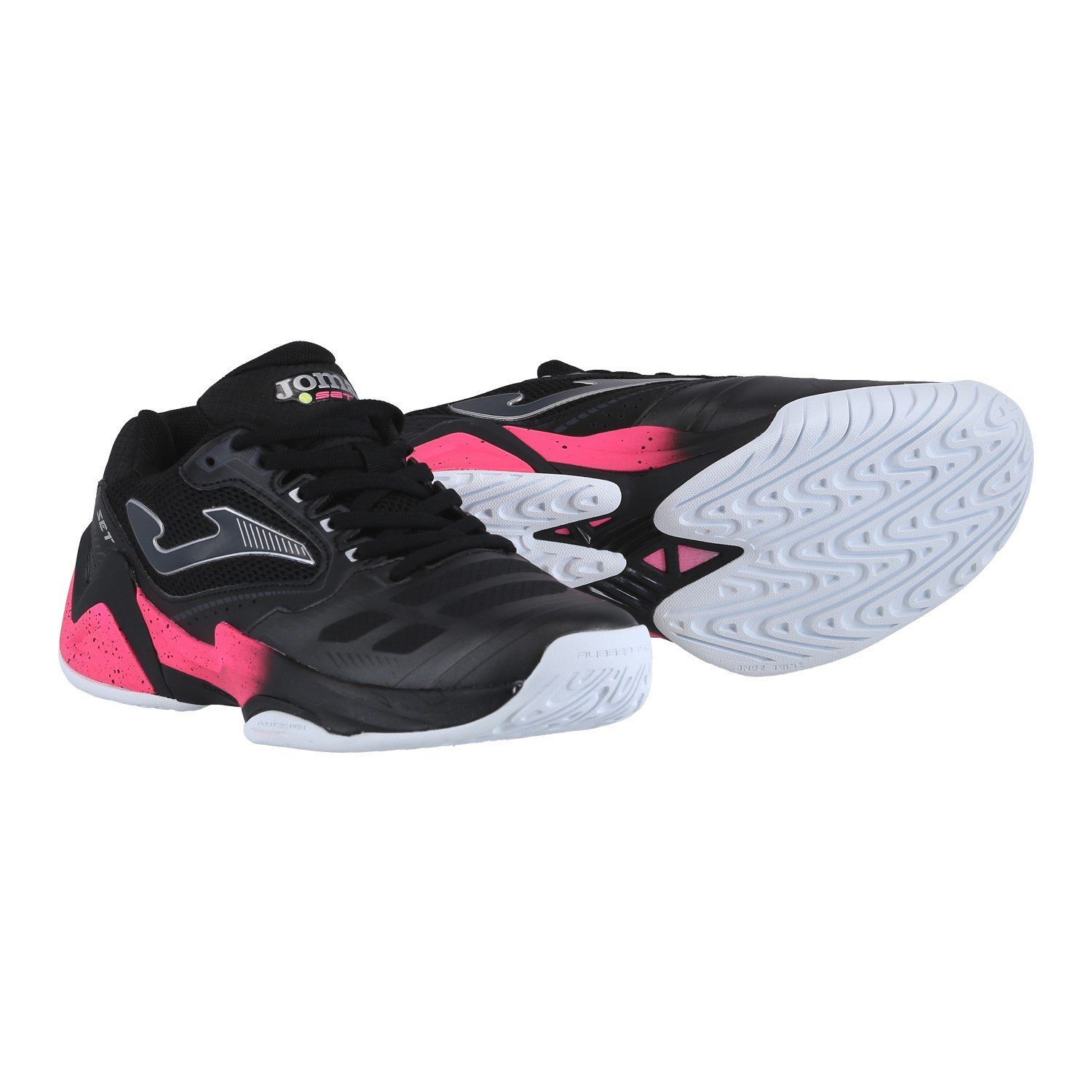 Joma Set Lady 2401 Padel/Allcourt schwarz/fuchsia Damen Tennisschuh