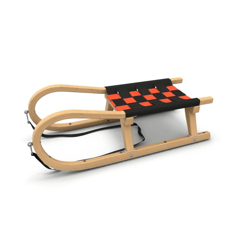 Kathrein Rodel Familienrodel Einsitzer schwarz