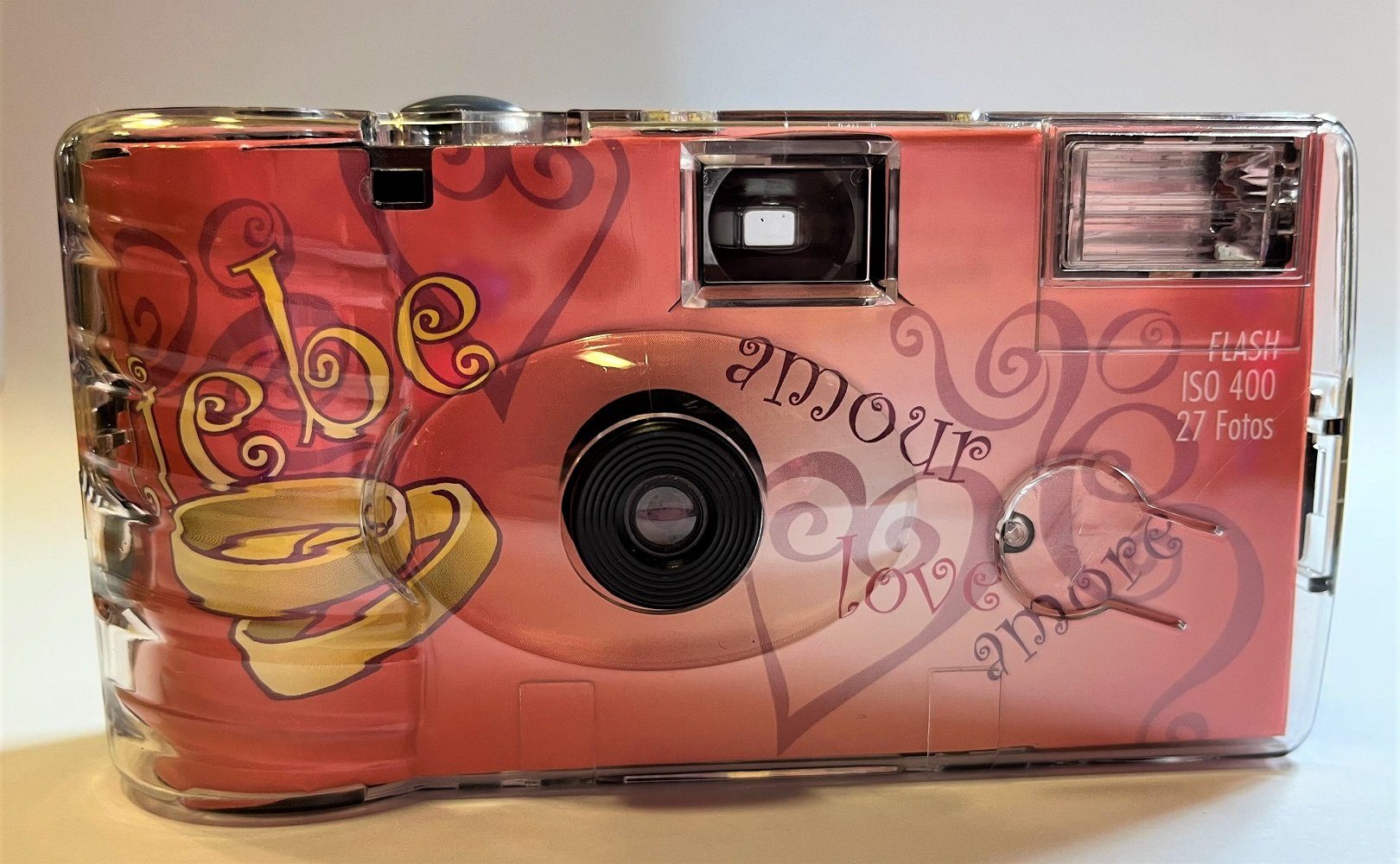 TopShot 8 x Einwegkamera Hochzeit Amore Rot Einwegkamera