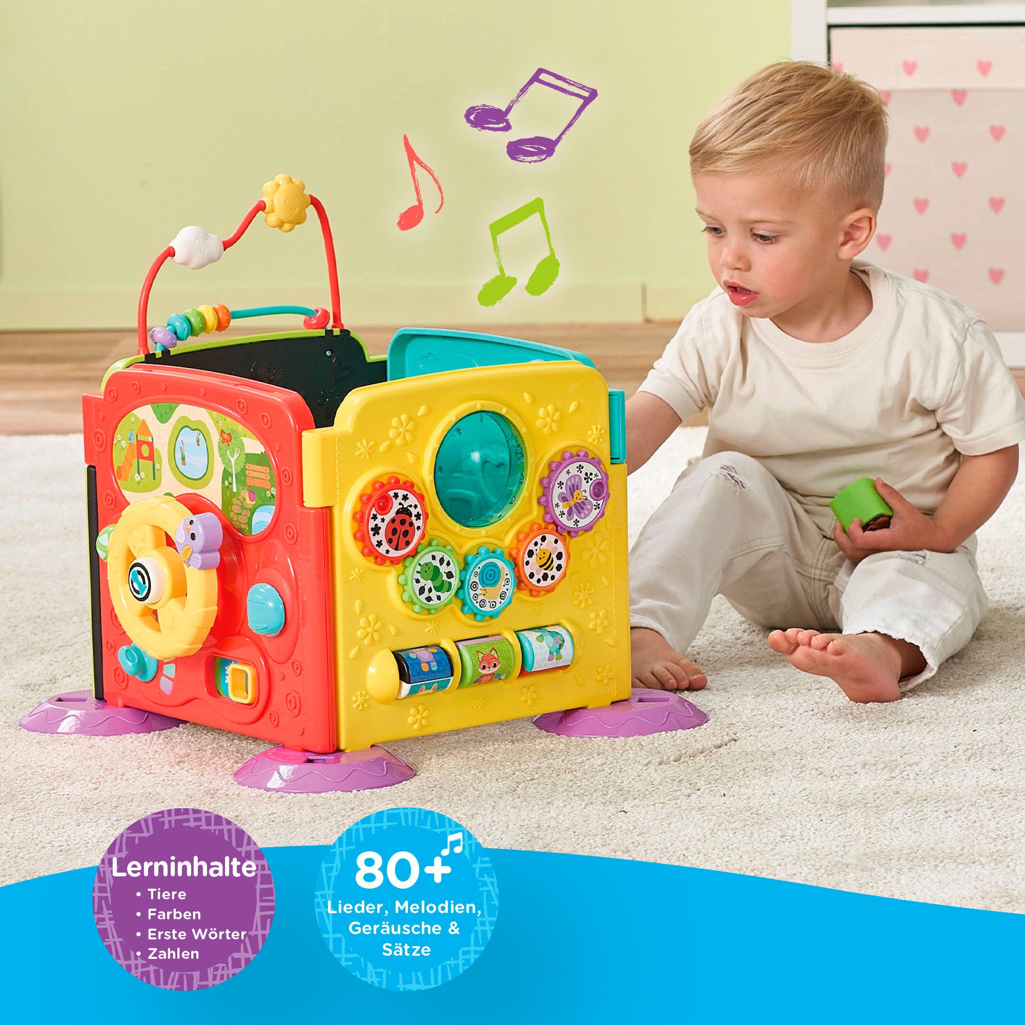 Vtech® Lernspielzeug Babys 3-in-1 Spielwelt, mit Licht und Sound