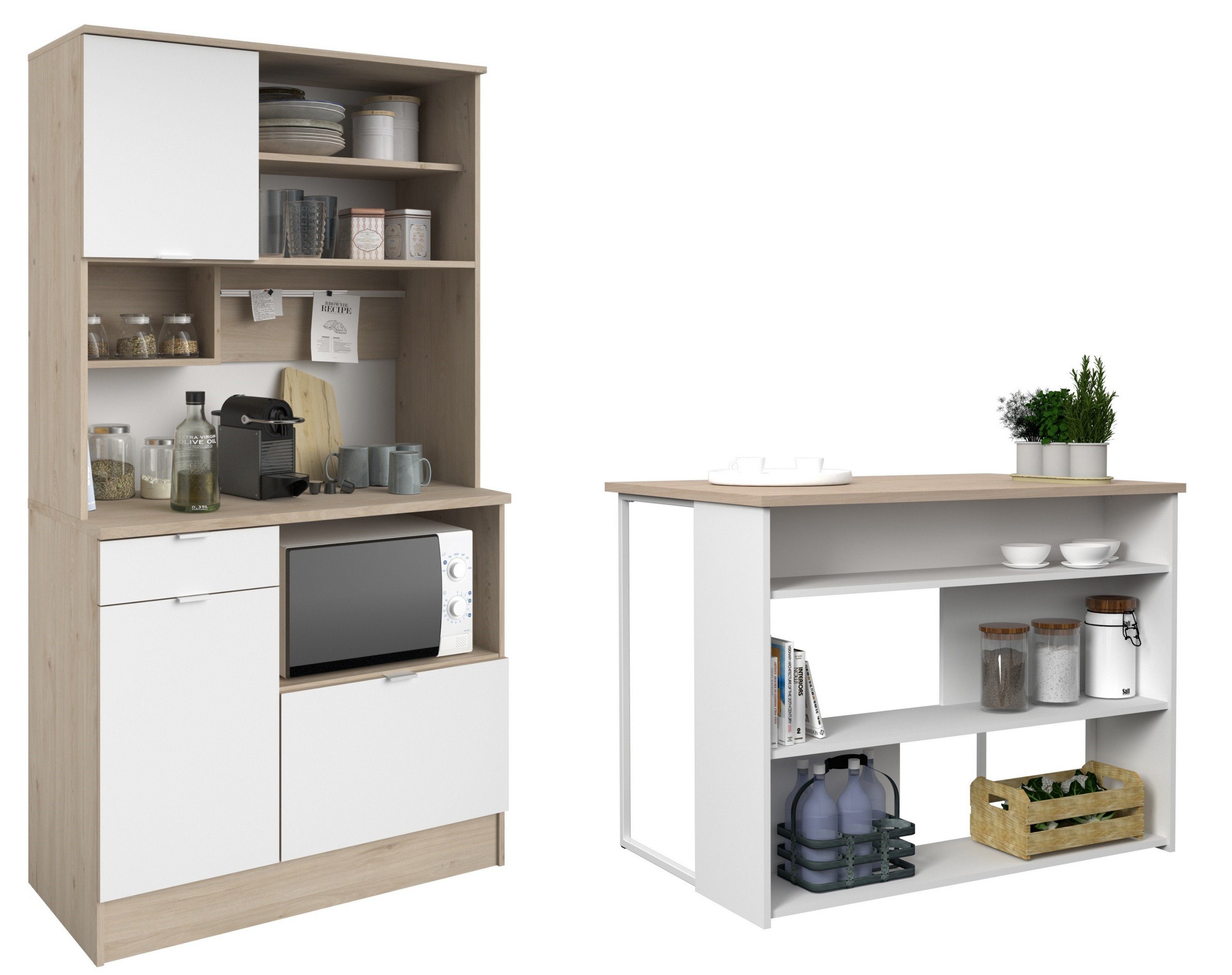 Faizee Möbel Küchenbuffet Parisot Buffet Set Küchenschrank Mehrzwechschrank Socool 1. € 499,00, (€ 499,00 pro 1 Stk).