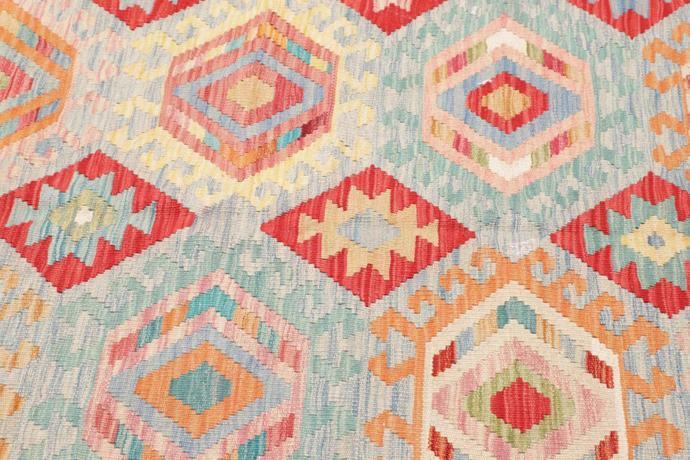 Nain Trading Orientteppich Kelim Afghan 154x194 Handgewebter Orientteppich, rechteckig, Höhe: 5 mm