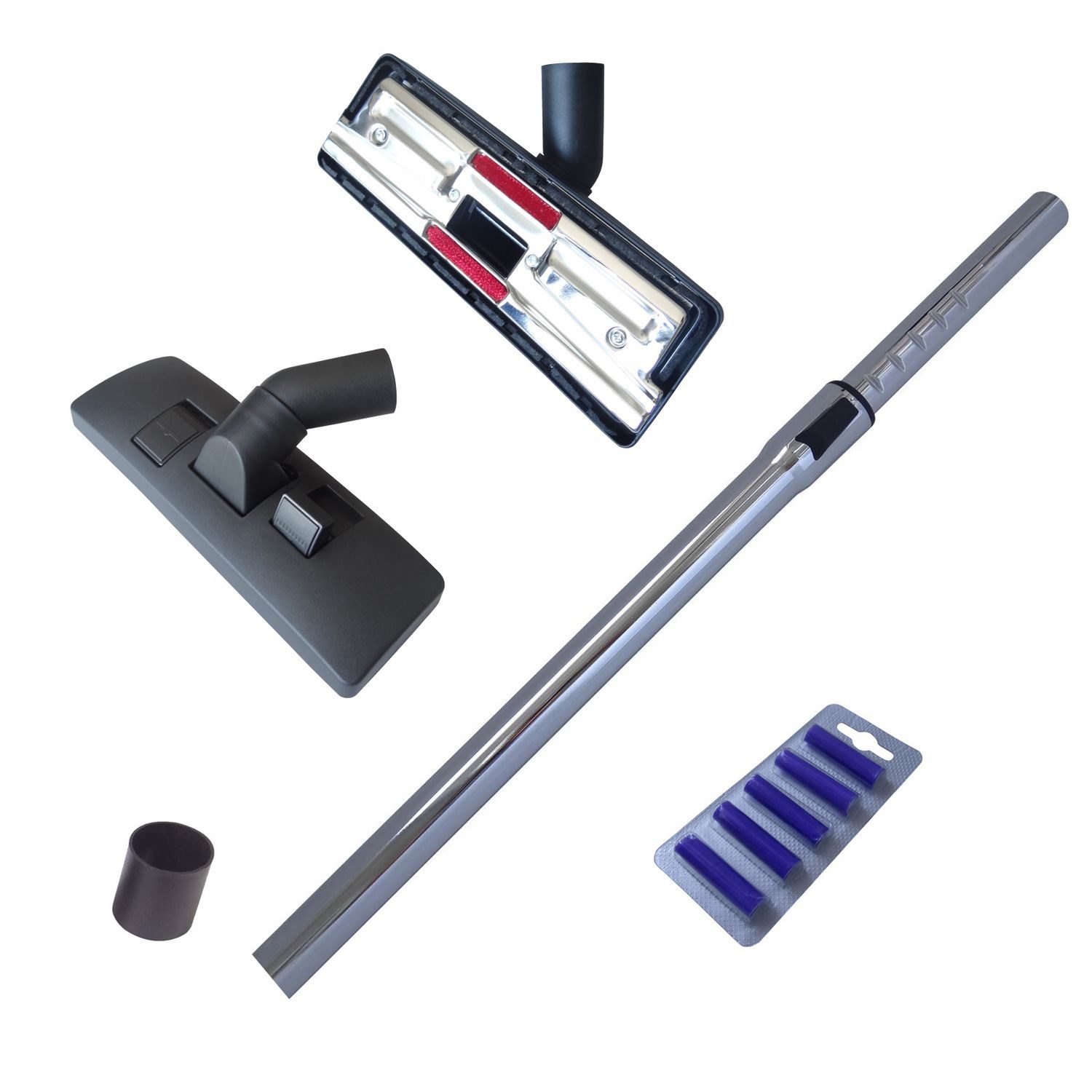 Hossi's Wholesale Saugdüse 4-tlg. Staubsaugerdüsen-Set inkl. Rohr & Duft für Miele Medicair 800