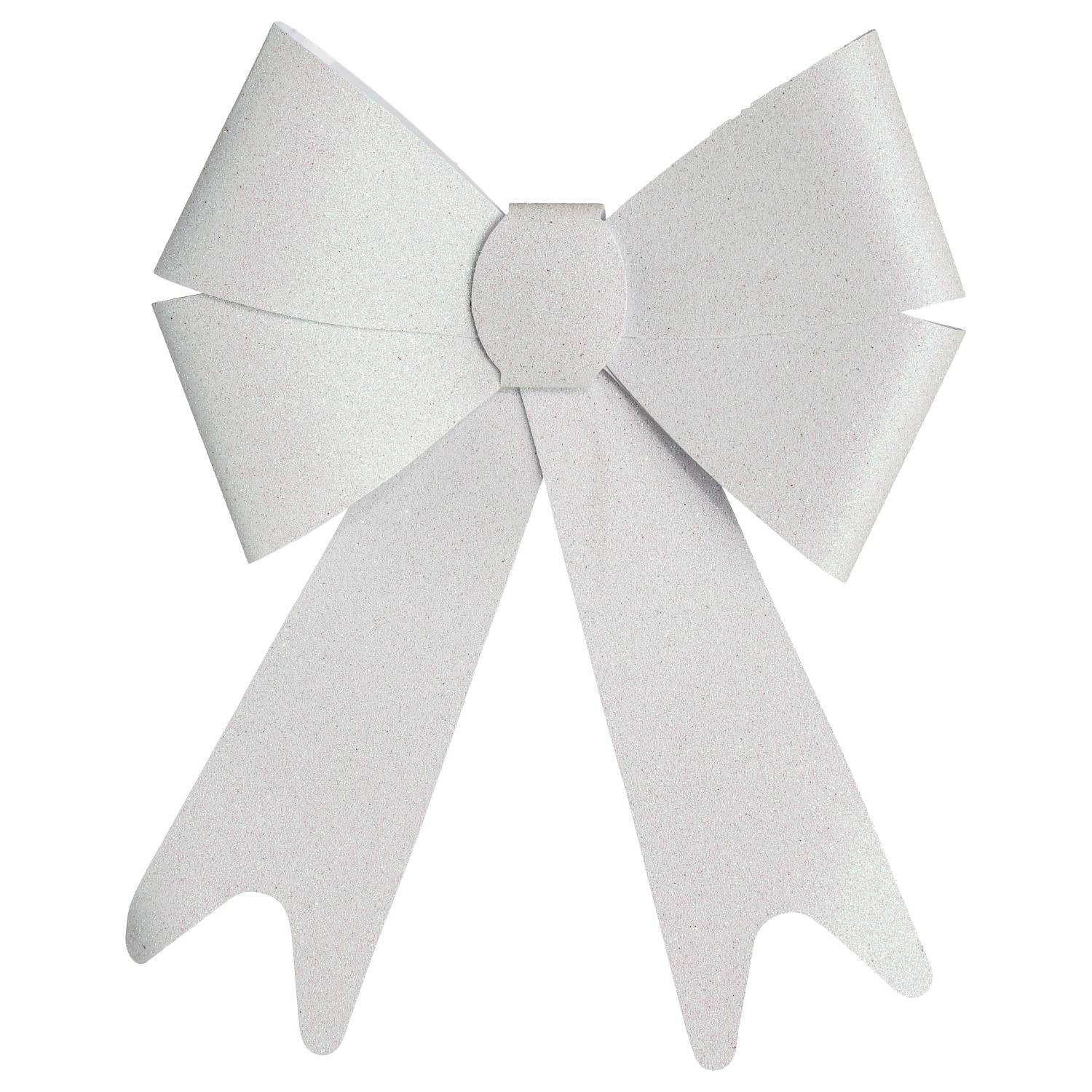 Fééric Lights & Christmas Weihnachtsbaumschleife Weihnachtsschleife mit Glitzer, Dekoschleife, 30 x 19 cm (1-tlg), mit Glitzer