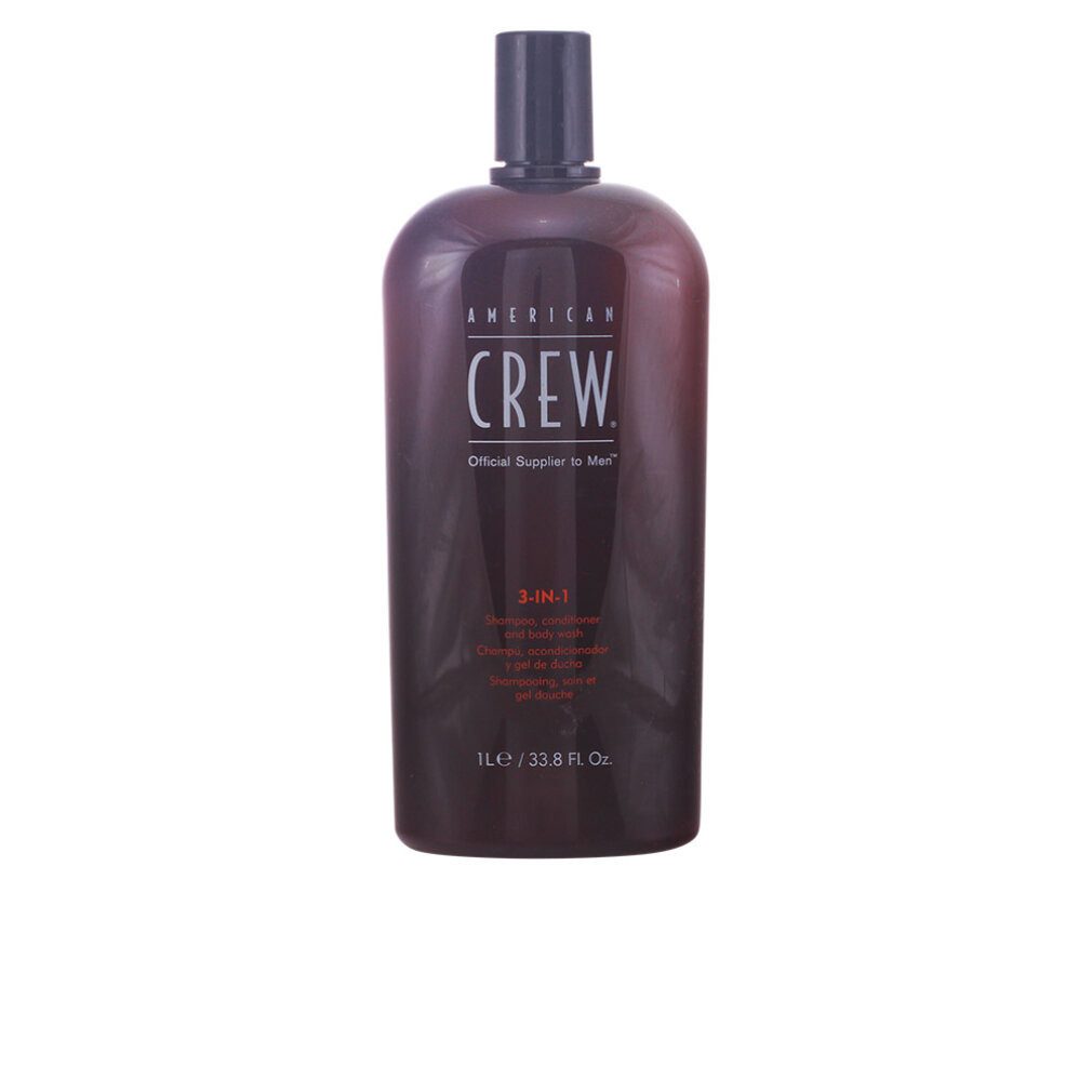 AMERICAN Haarshampoo Crew 3-in-1 Shampoo, Conditioner & Body Wash 1000ml