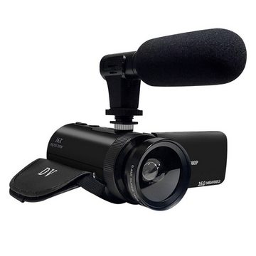 yozhiqu 1080P Camcorder Video Digitalkamera Full HD mit Mikrofon Vlogging HD-Kamera