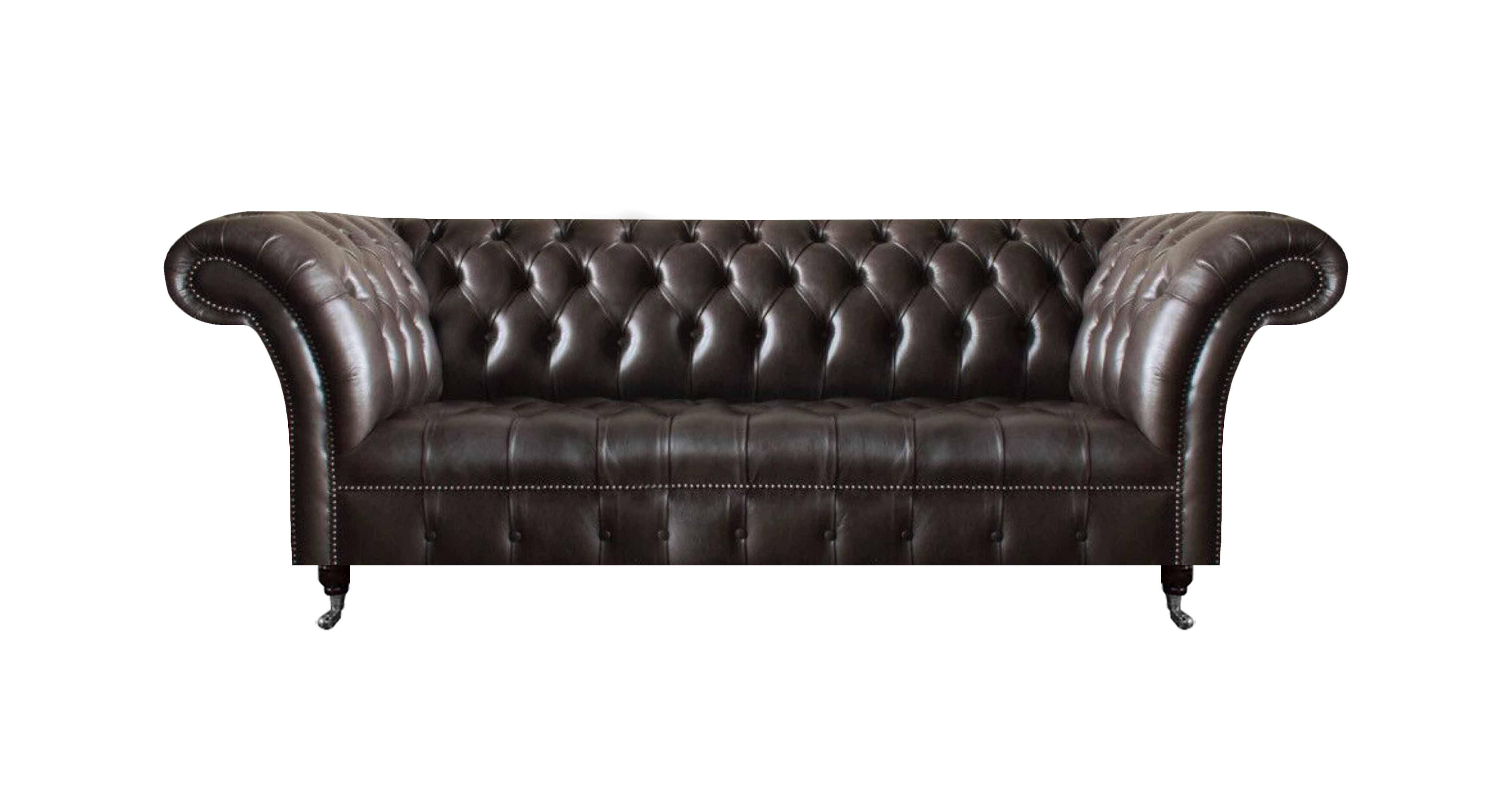Chesterfield-Sofa Hochwertige Ledersofa von Chesterfield für das Wohnzimmer