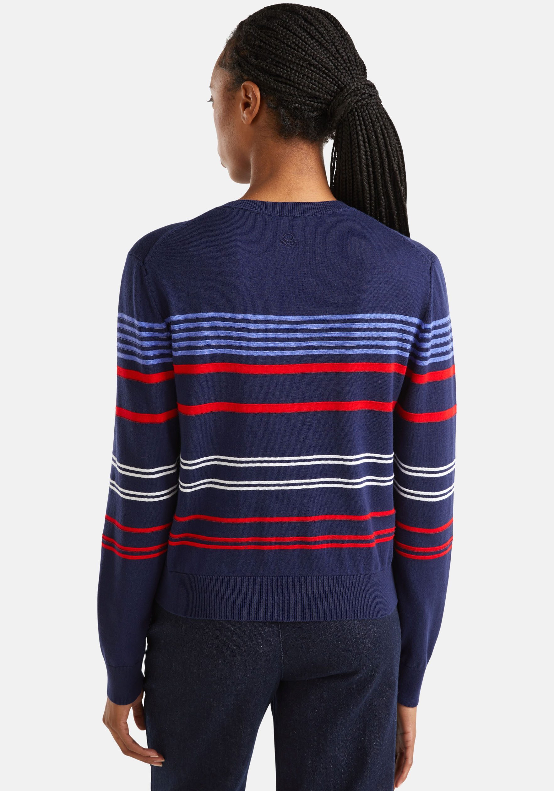 United Colors of Benetton Strickpullover Gestreiftes günstig online kaufen