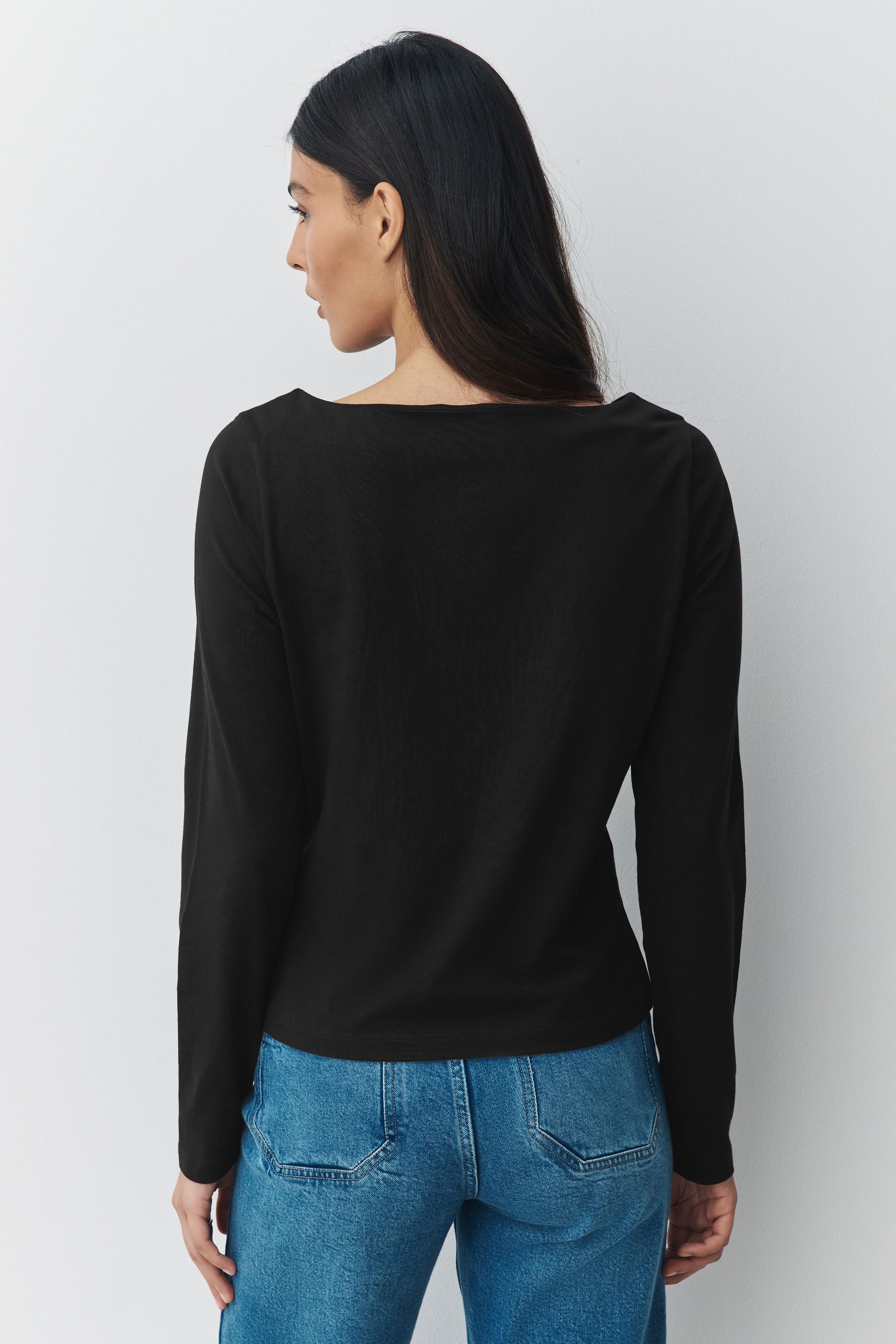 Next T-Shirt Langarmshirt mit U-Boot-Ausschnitt (1-tlg) günstig online kaufen