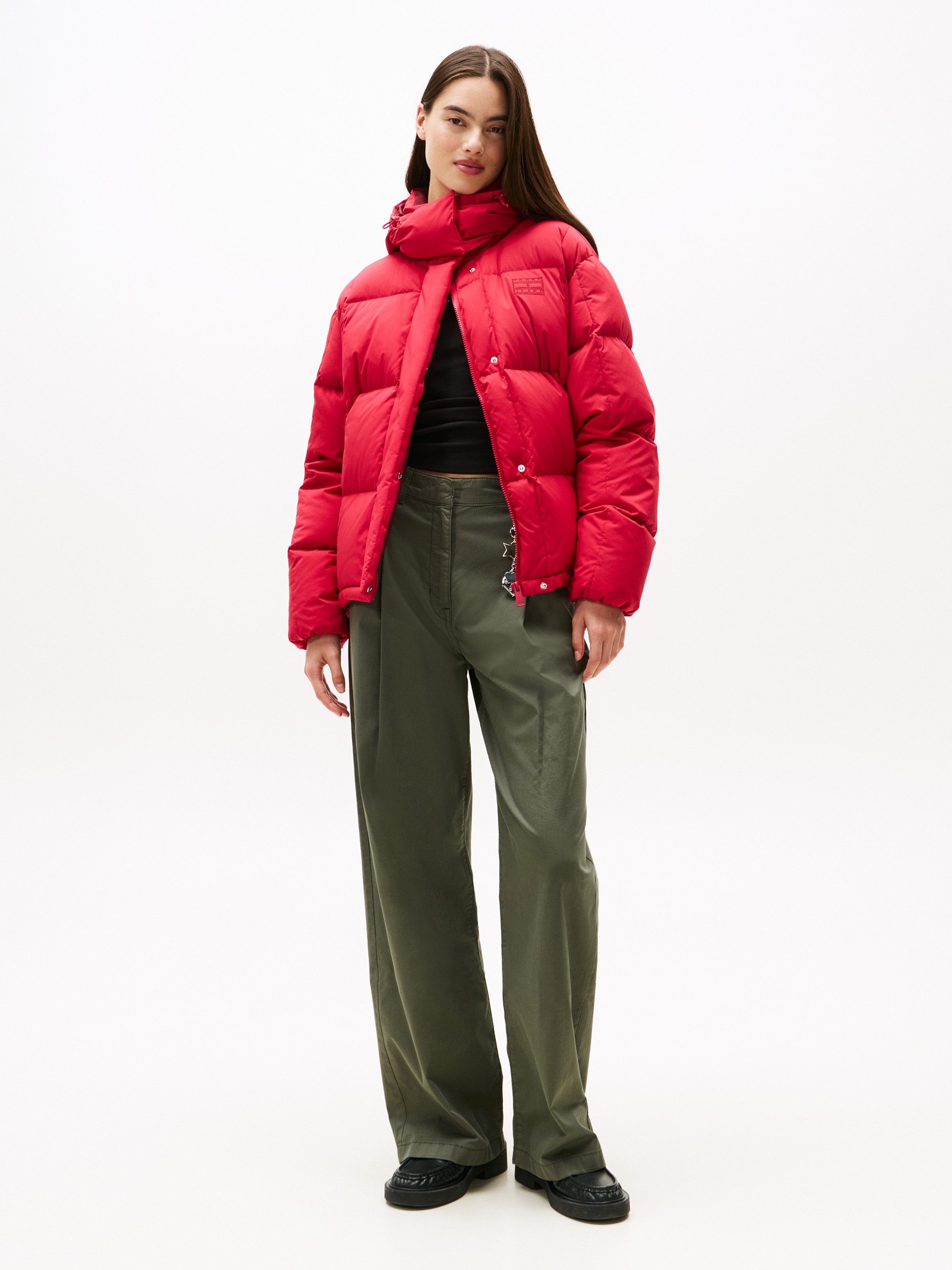 Tommy Jeans Steppjacke TJW ALASKA GRID DOWN JACKET EXT