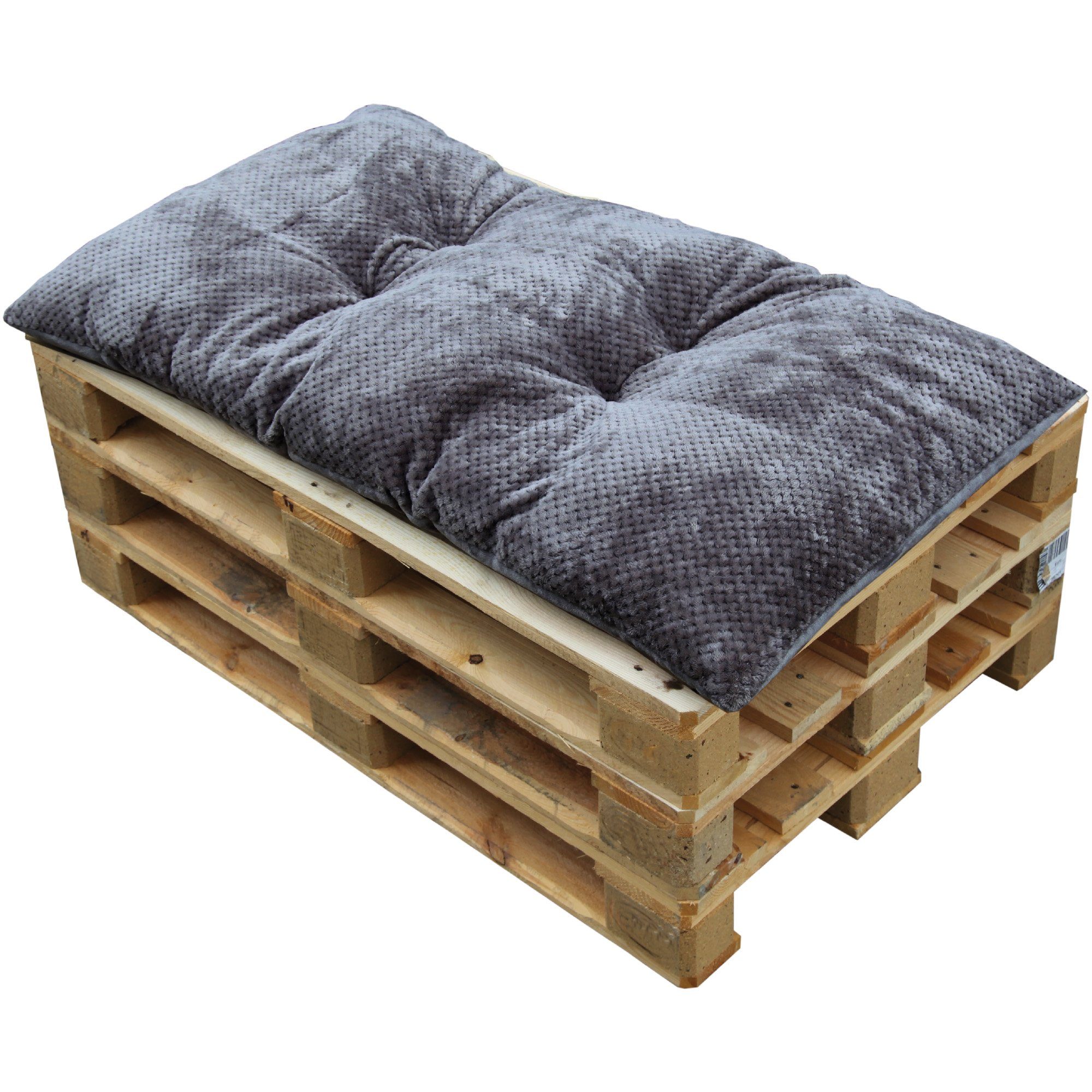 Chillkissen, Taupe Dekokissen, Relaxkissen, Bestlivings Palettensofa Paletenauflage, 70x120cm, Palettenkissen