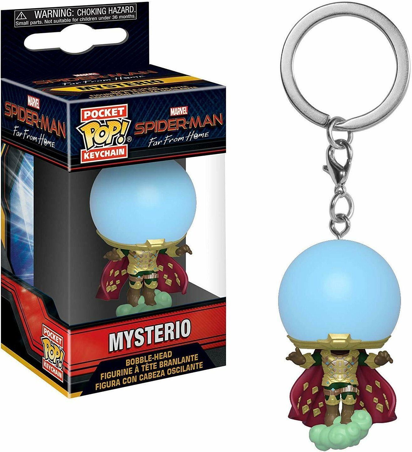 Funko Schlüsselanhänger Marvel Spider-Man - Mysterio Pocket Pop!