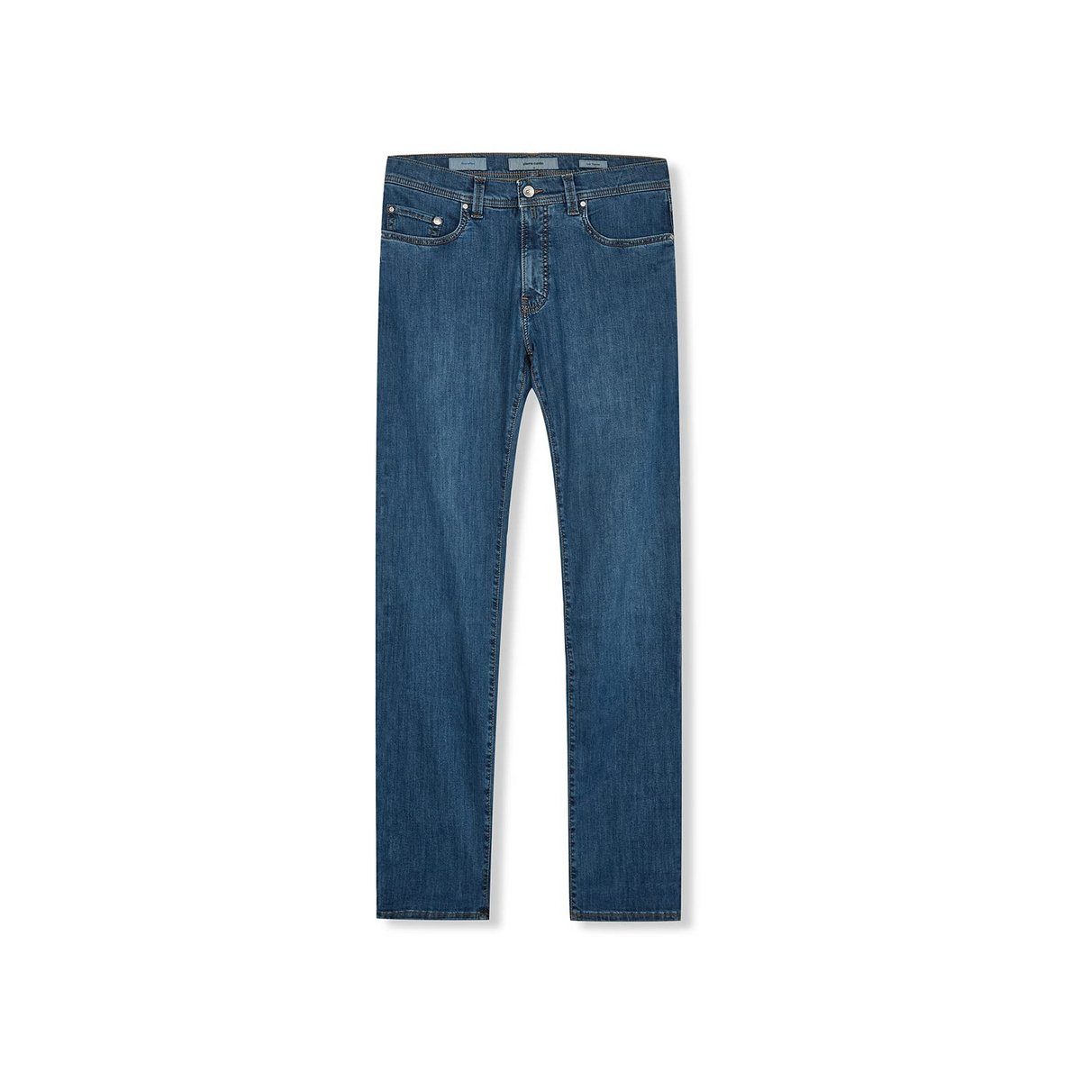 Pierre Cardin 5-Pocket-Jeans (1-tlg) dunkel-blau