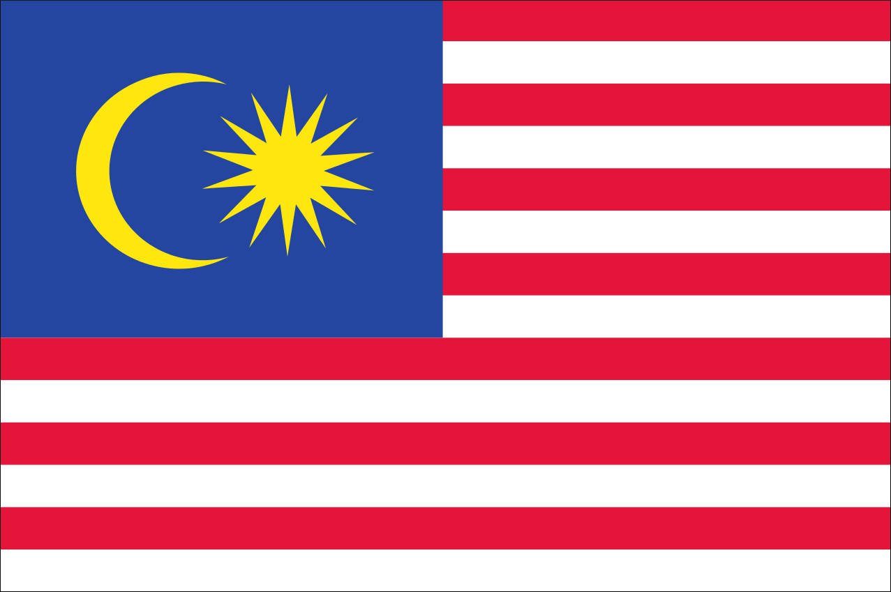 80 g/m² Malaysia flaggenmeer Flagge