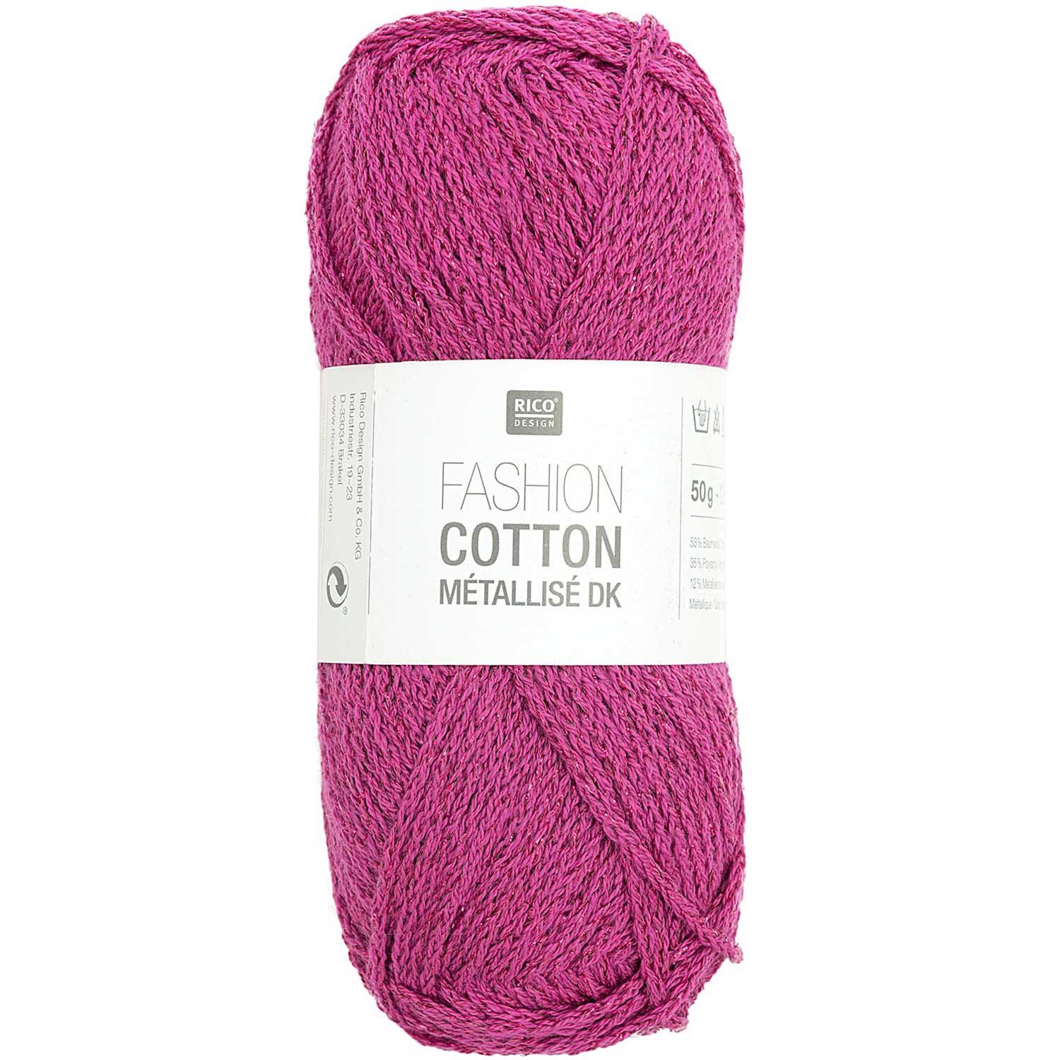 Rico Design 50g RD Fashion cotton metallise dk Effektgarn