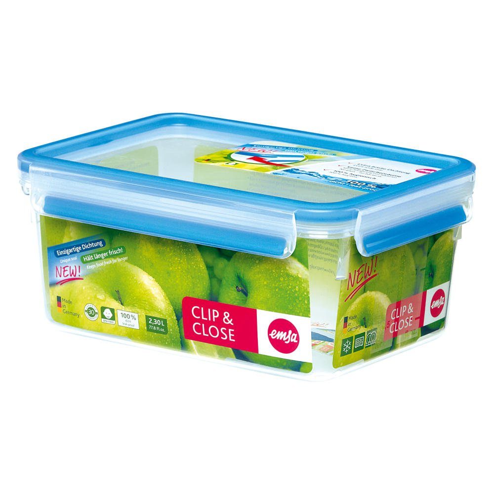 Emsa Frischhaltedose Clip & Close 2.3 L, Kunststoff, (1-tlg)