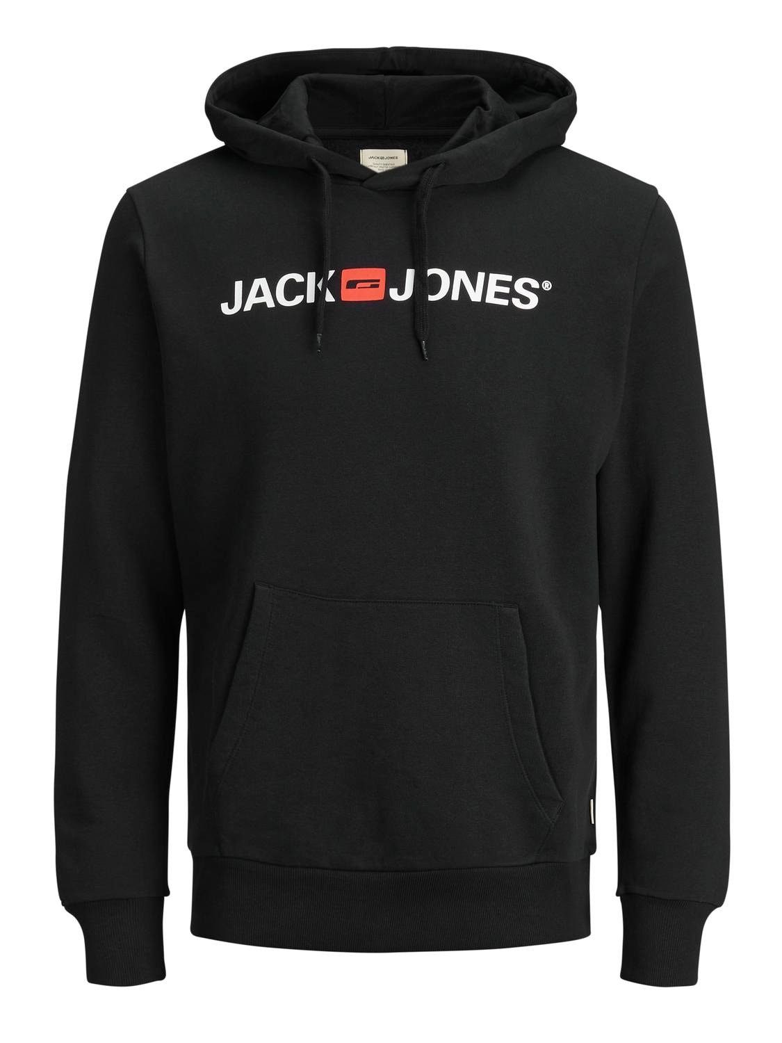 Jack & Jones Hoodie CORP (1-tlg) mit Kapuze im modernen Look