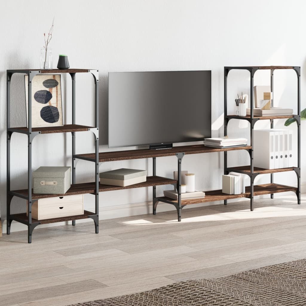 vidaXL TV-Schrank TV-Schrank Braun Eichen-Optik 206,5x28,5x95 günstig online kaufen