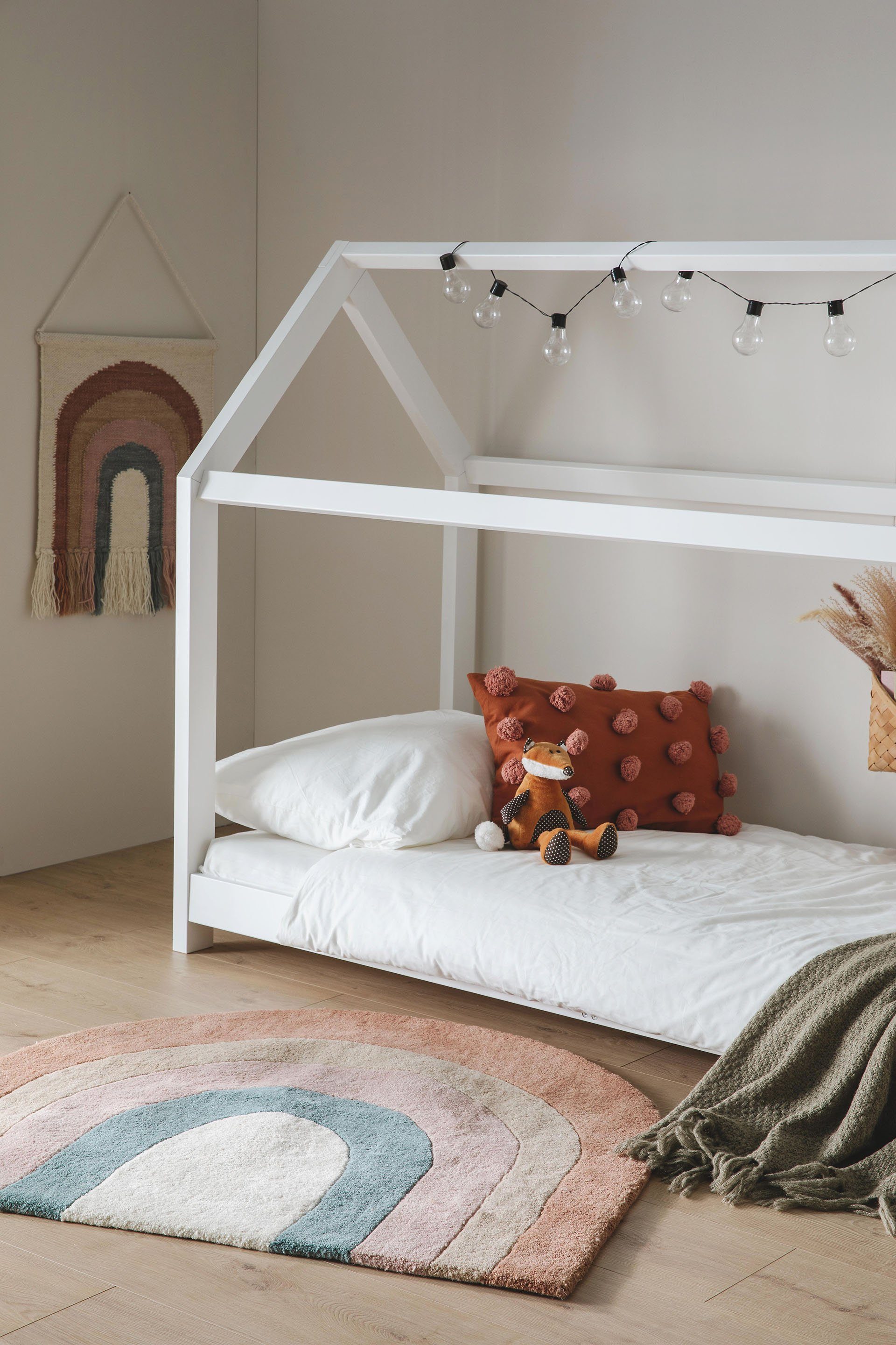 benuta Kinderteppich Rainbow, Sonderform, Höhe: 6 mm, Kunstfaser, Berber, E günstig online kaufen