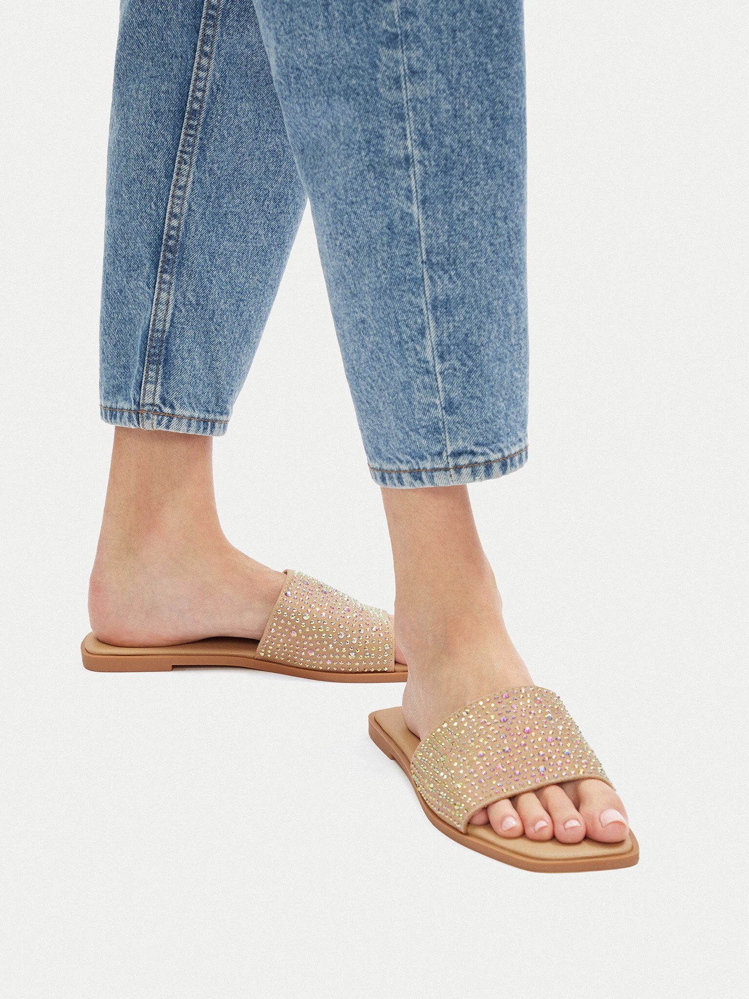 Jenny Damen Flip-Flops Beige WFA2749-4 Badepantolette