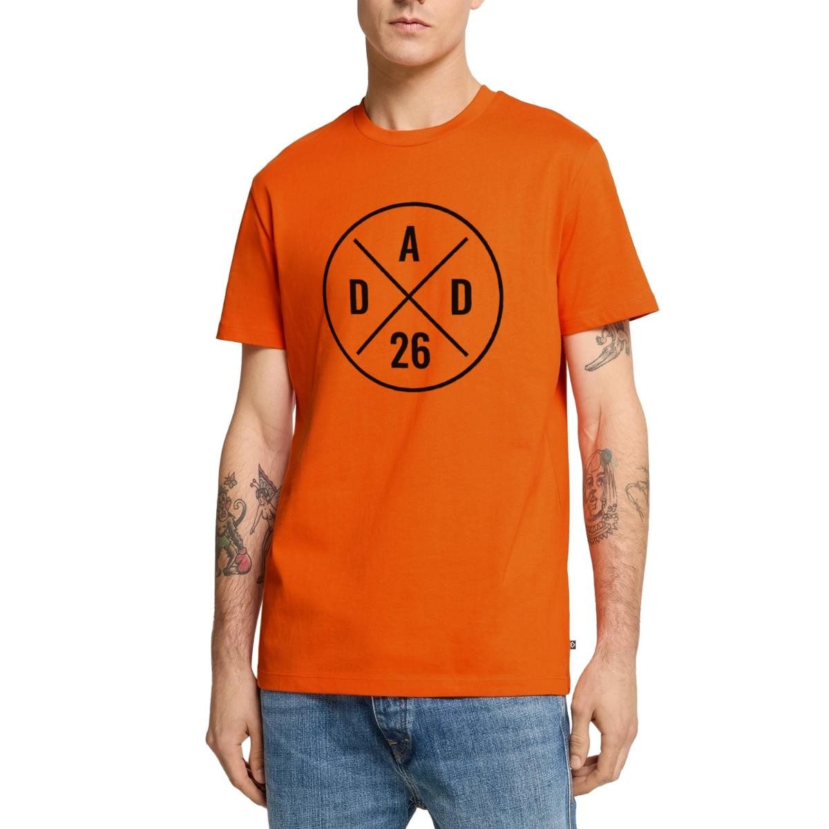 Spreadshirt T-Shirt Dad 2026 Modernes Papa Logo Geschenk Männer Premium T-Shirt (1-tlg)
