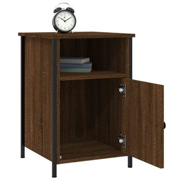 vidaXL Nachttisch Nachttische 2 Stk Braun Eichen-Optik 40x42x60 cm Holz Bett