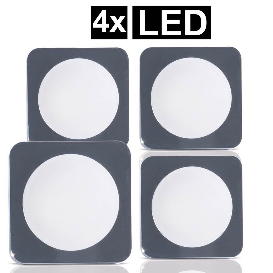 4x LED Einbau Strahler schwenkbar Decken Leuchten Spots Dimmer Karton beschädigt 