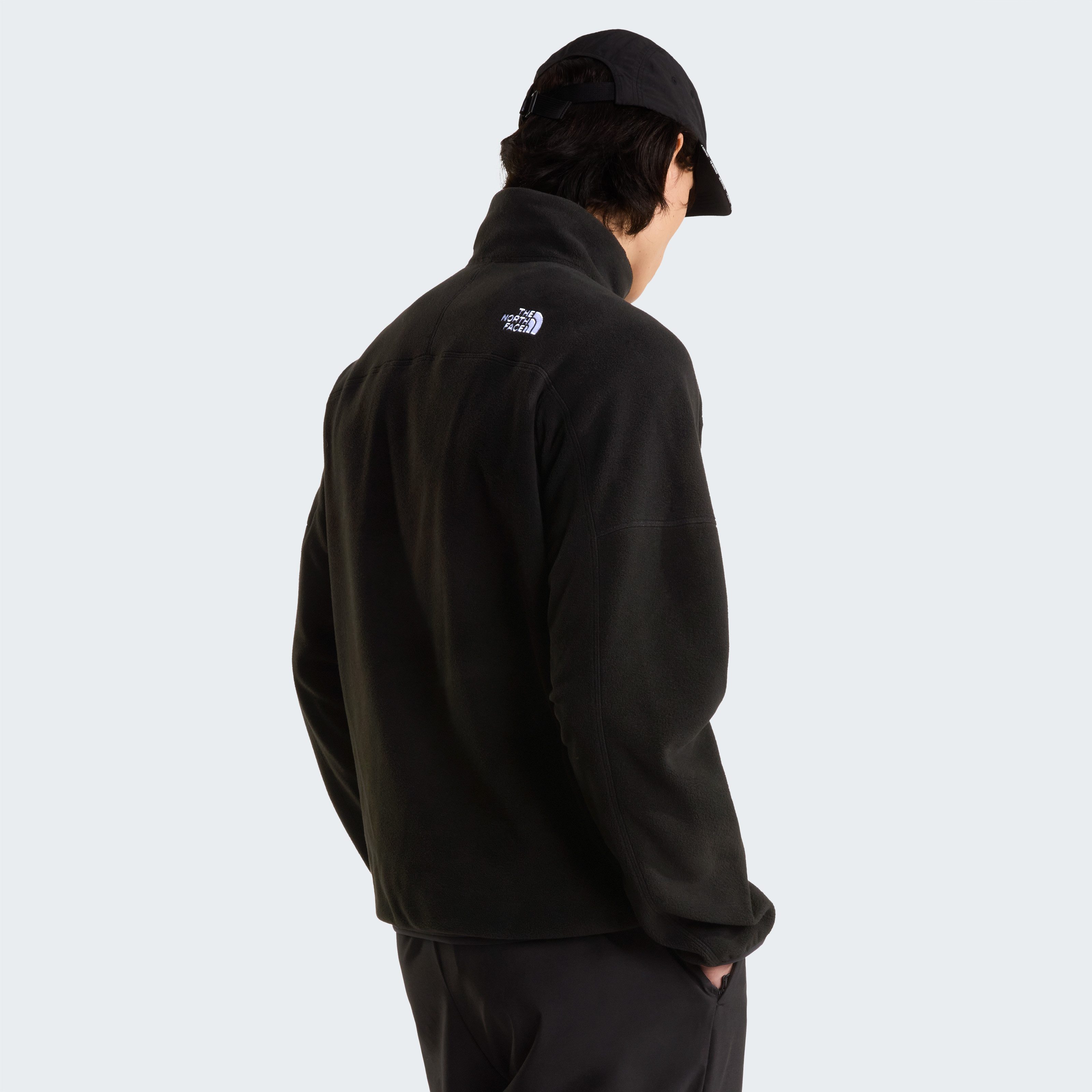 The North Face Sweatshirt M MOUNTAIN ATHLETICS GLACIER 1/4 ZIP FL mit Rundhalsausschnitt, Langarm, aus Polyester, normale Länge