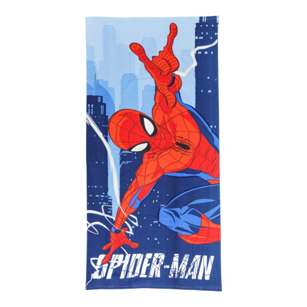 MARVEL Strandtuch Marvel Spiderman Mikrofaser Strandtuch Badetuch Duschtuch XL, Mikrofaser (1-St), 70x140 cm