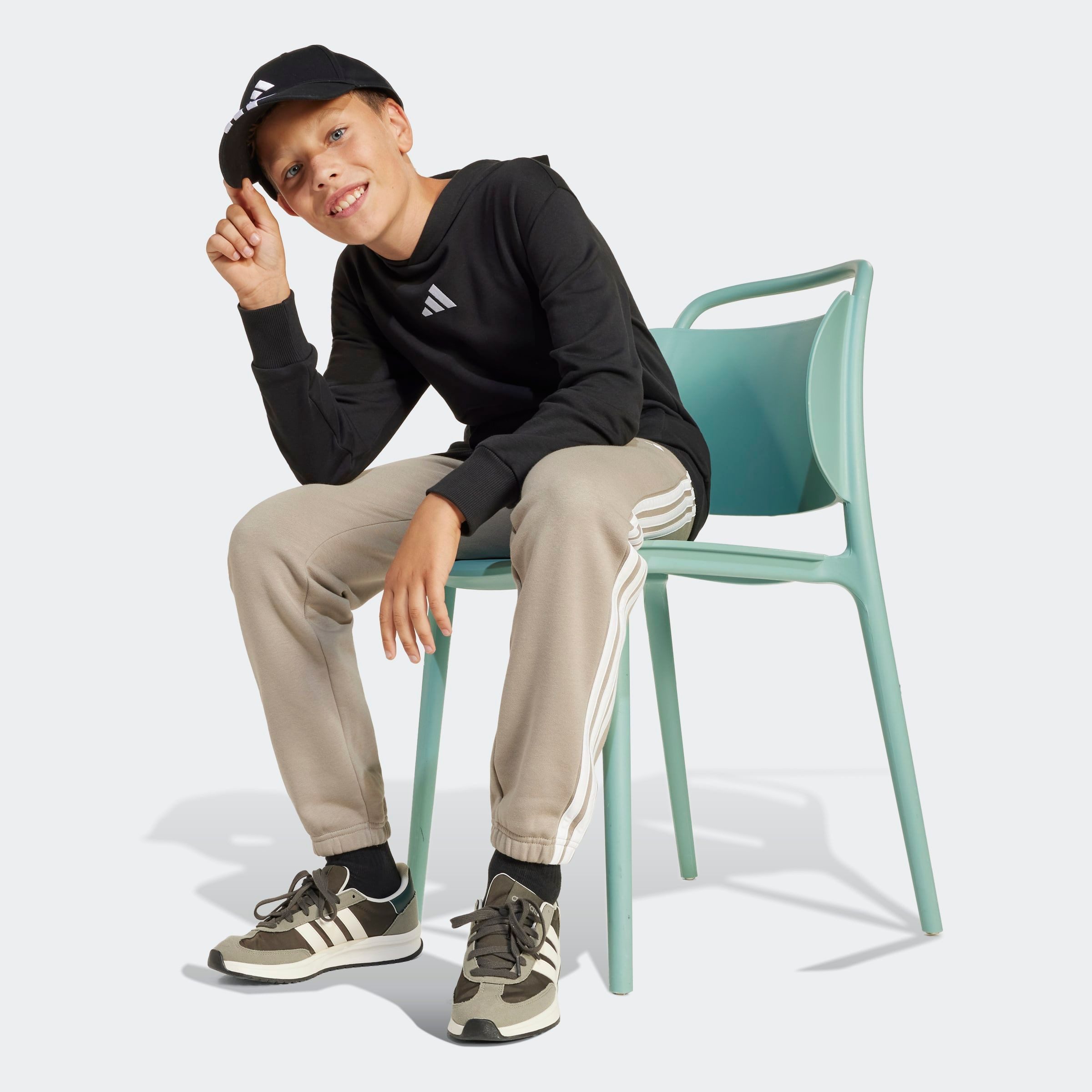 adidas Sportswear Kapuzensweatshirt J SL FL HD 225 für Kinder, mit Kapuze, ohne Verschluss