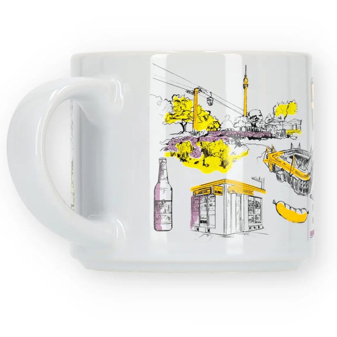 BVB MERCHANDISING Tasse BVB Tasse Dortmund Panorama, Keramik