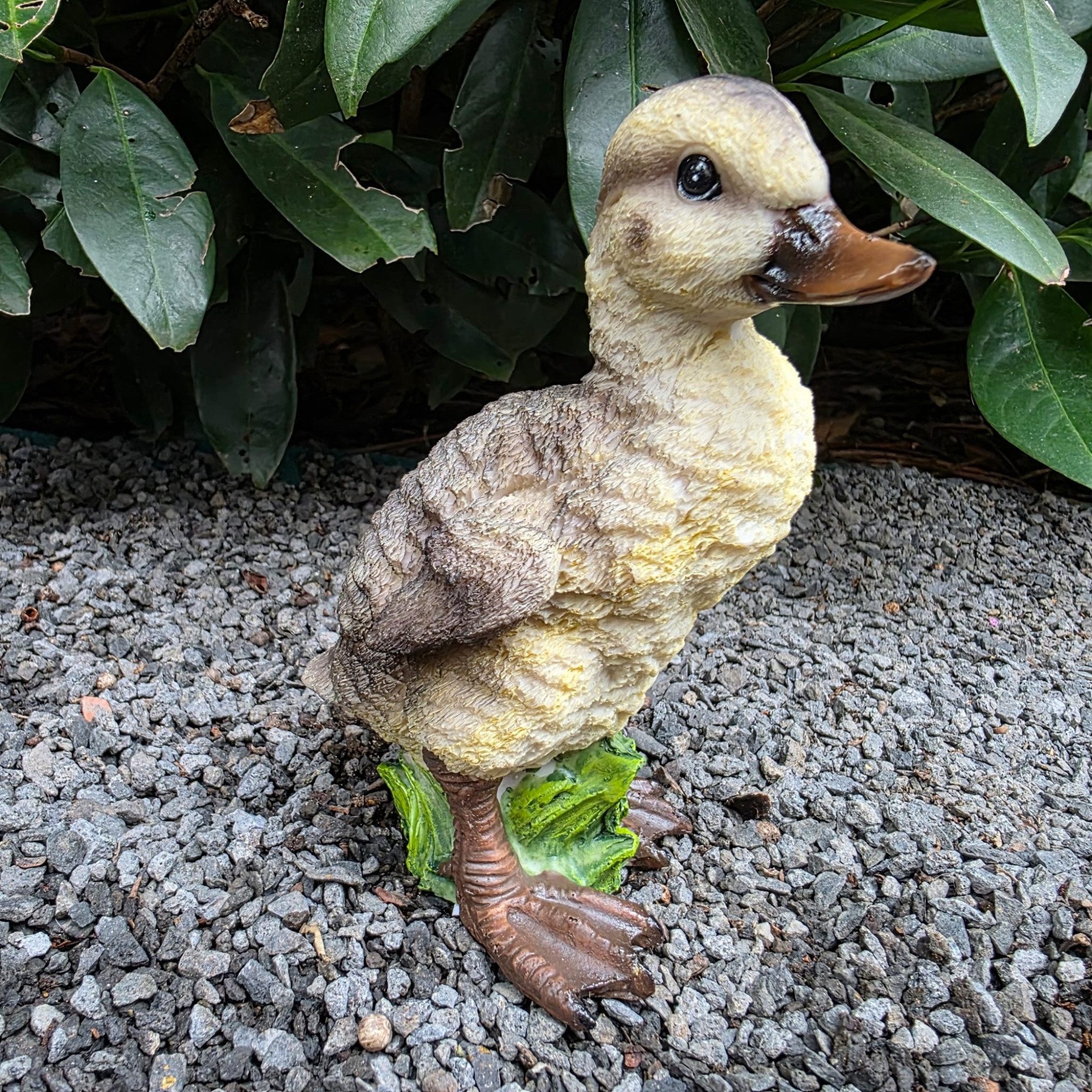 Aspinaworld Gartenfigur Enten Figur 13 cm – für Pflanzschale