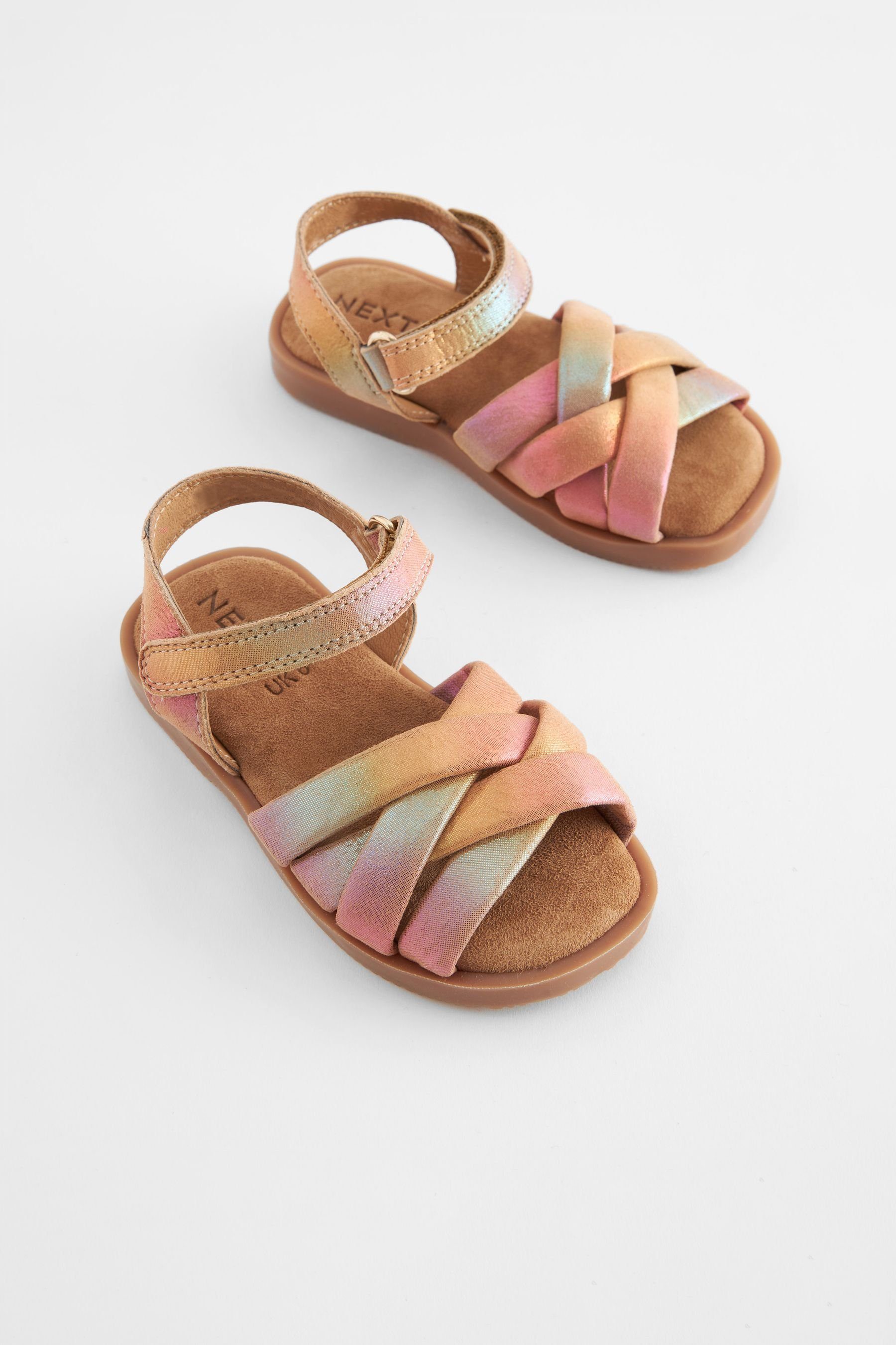 Next Ledersandalen im Webdesign Sandale (1-tlg) günstig online kaufen