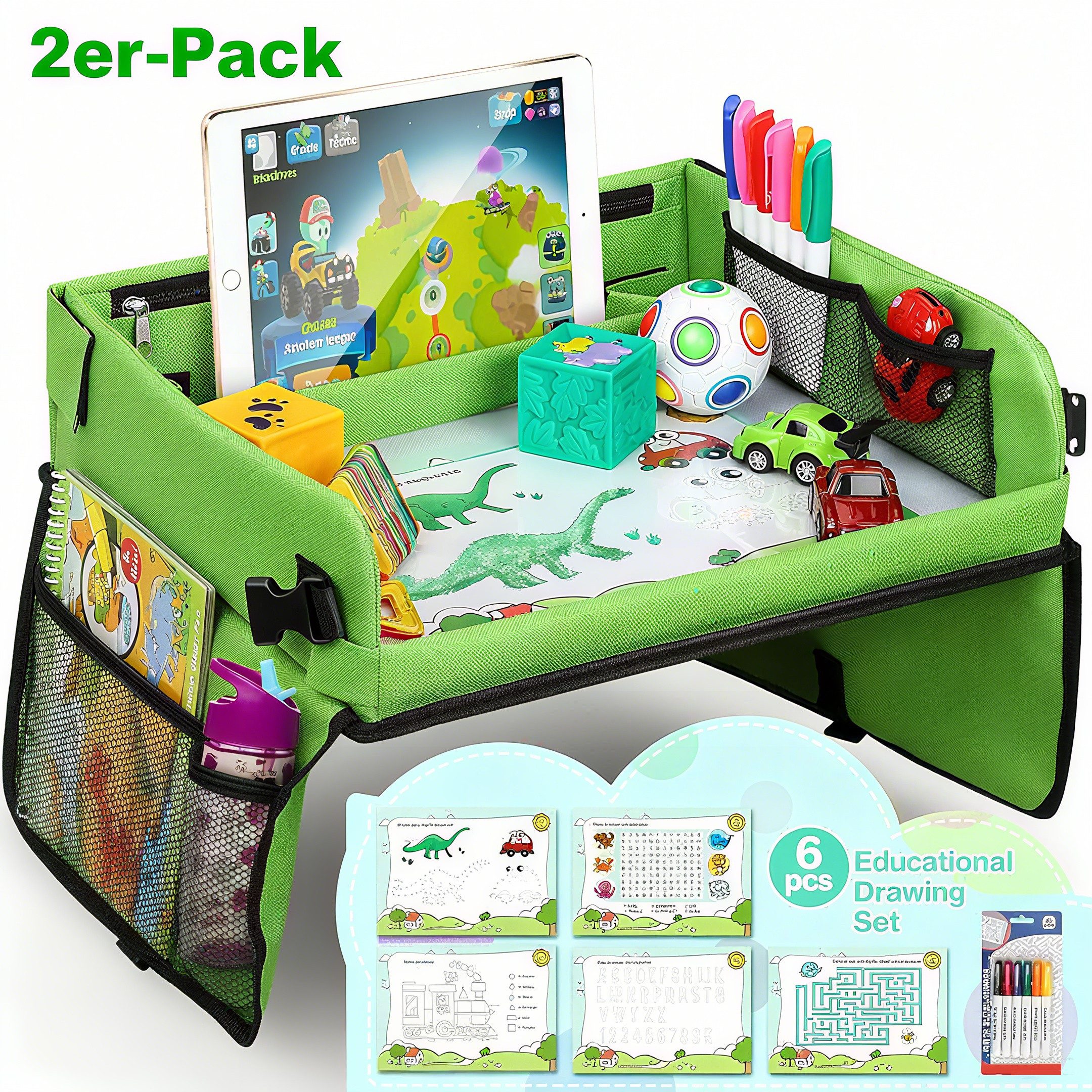 POPOLIC Spieltisch Reisetisch Auto Kinder, BeschäFtigung günstig online kaufen