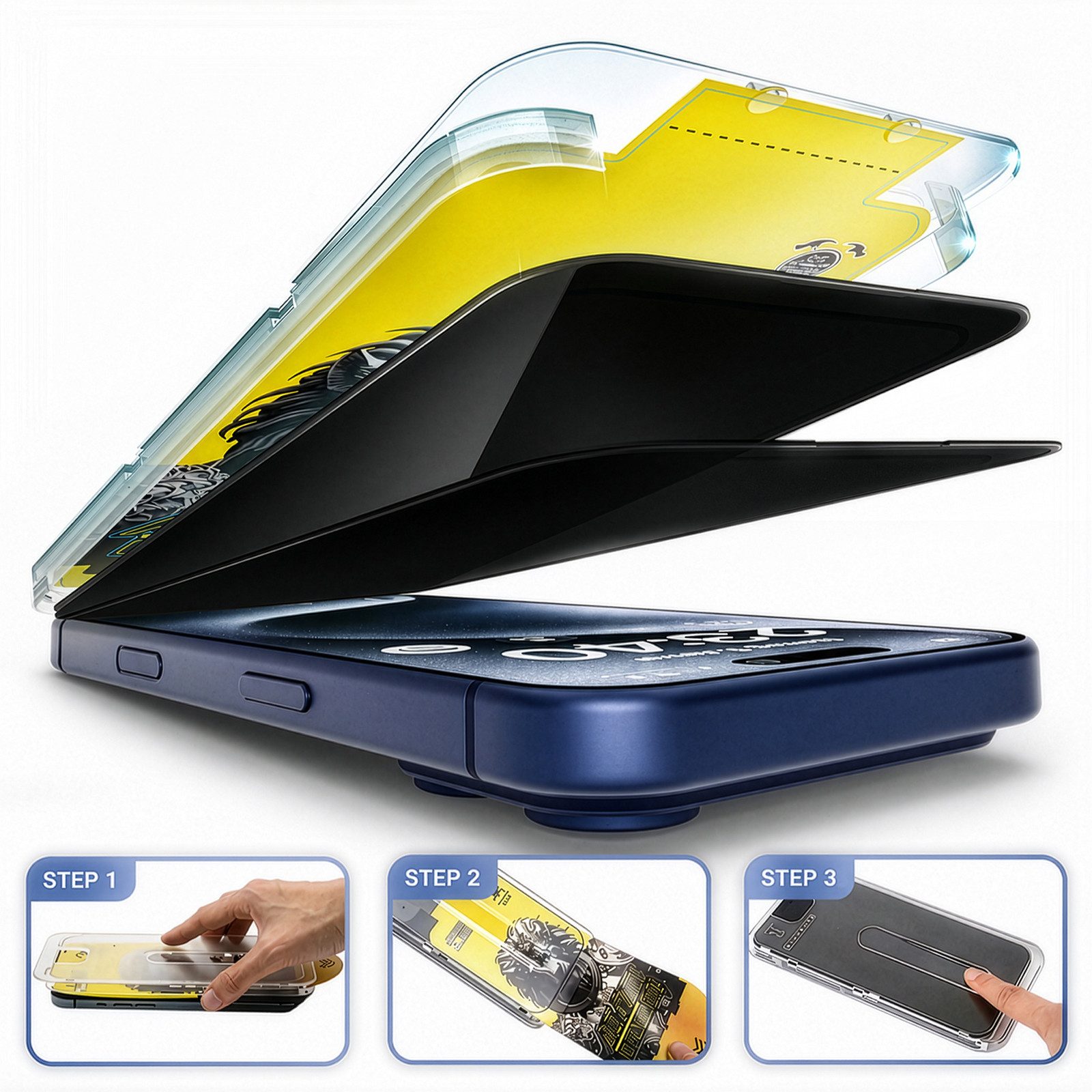 GreenHec Displayschutzglas Panzerfolie Sichtschutz iPhone 17 16 15 14 13 12 11 Pro Max 16e 17e für iPhone 14 Pro Max, Spar-Set, X Air, Privacy Glas Anti Spy, Schutz transparent Displayschutz 9H