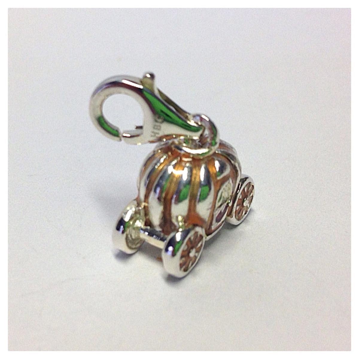 Edelschmiede925 Charm-Einhänger Edelschmiede925 Charm Anhänger 925 Silber Märchenkutsche