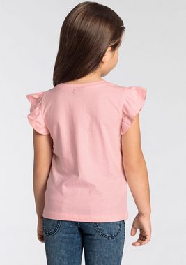 KIDSWORLD T-Shirt für kleine Mädchen, mit Einhorn Druck