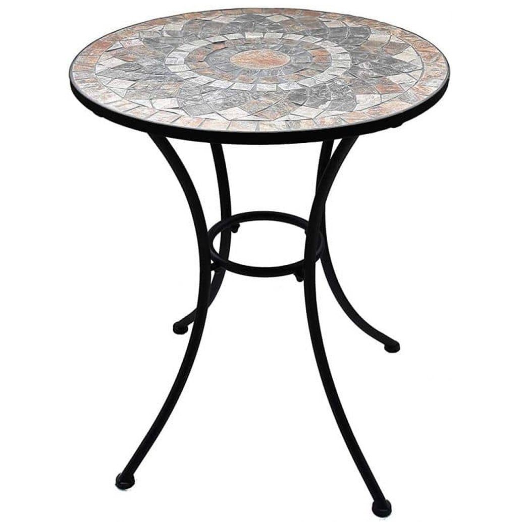 K&L Wall Art Gartenstuhl Mosaiktisch Stein günstig online kaufen