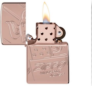 Zippo Feuerzeug Script Collectible 2023 Limited Edition Armor Case Rose Gold