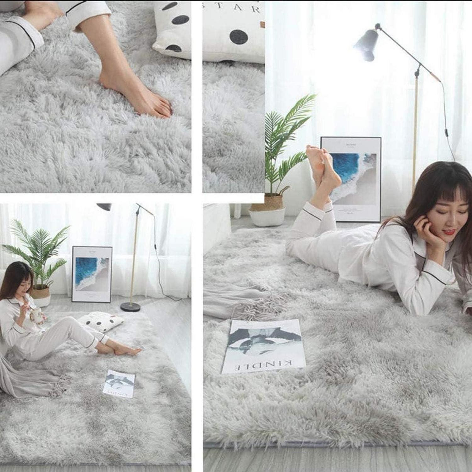 Leesentec Hochflor-Teppich Weicher Flauschiger Teppich Groß günstig online kaufen